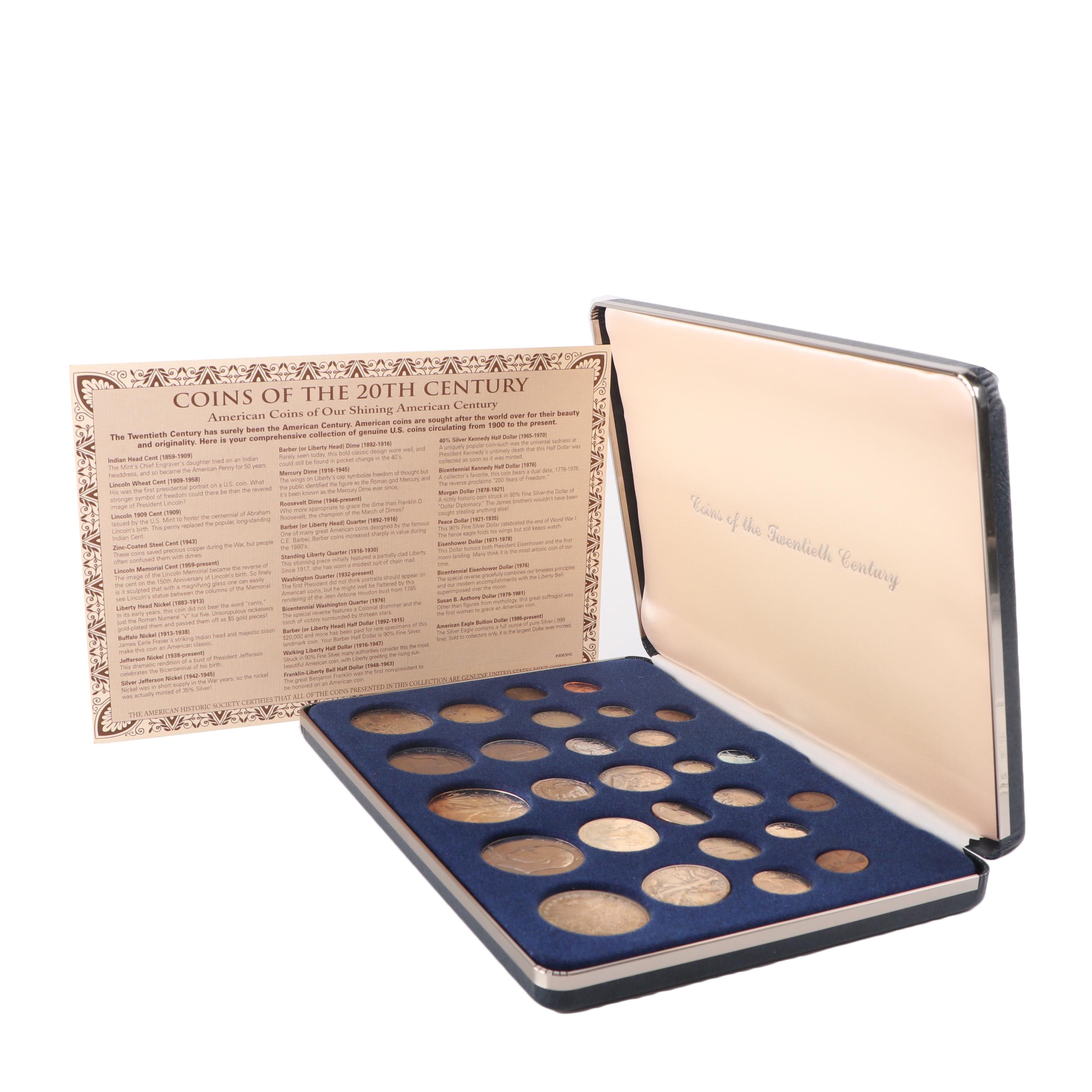 American Historic Society Coins of The Twentieth Century Collection