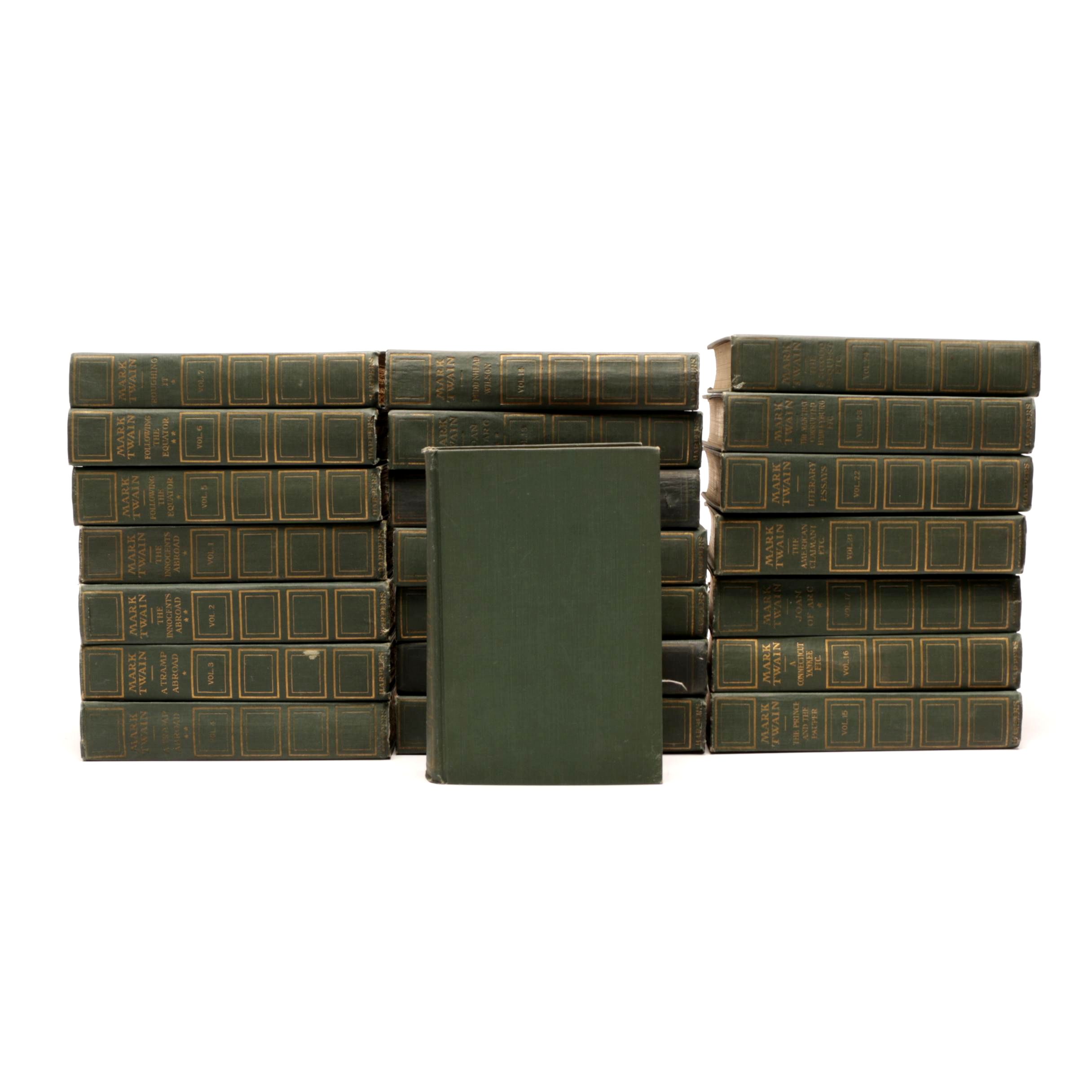 "The Writings of Mark Twain" Author's National Edition Multivolume Set