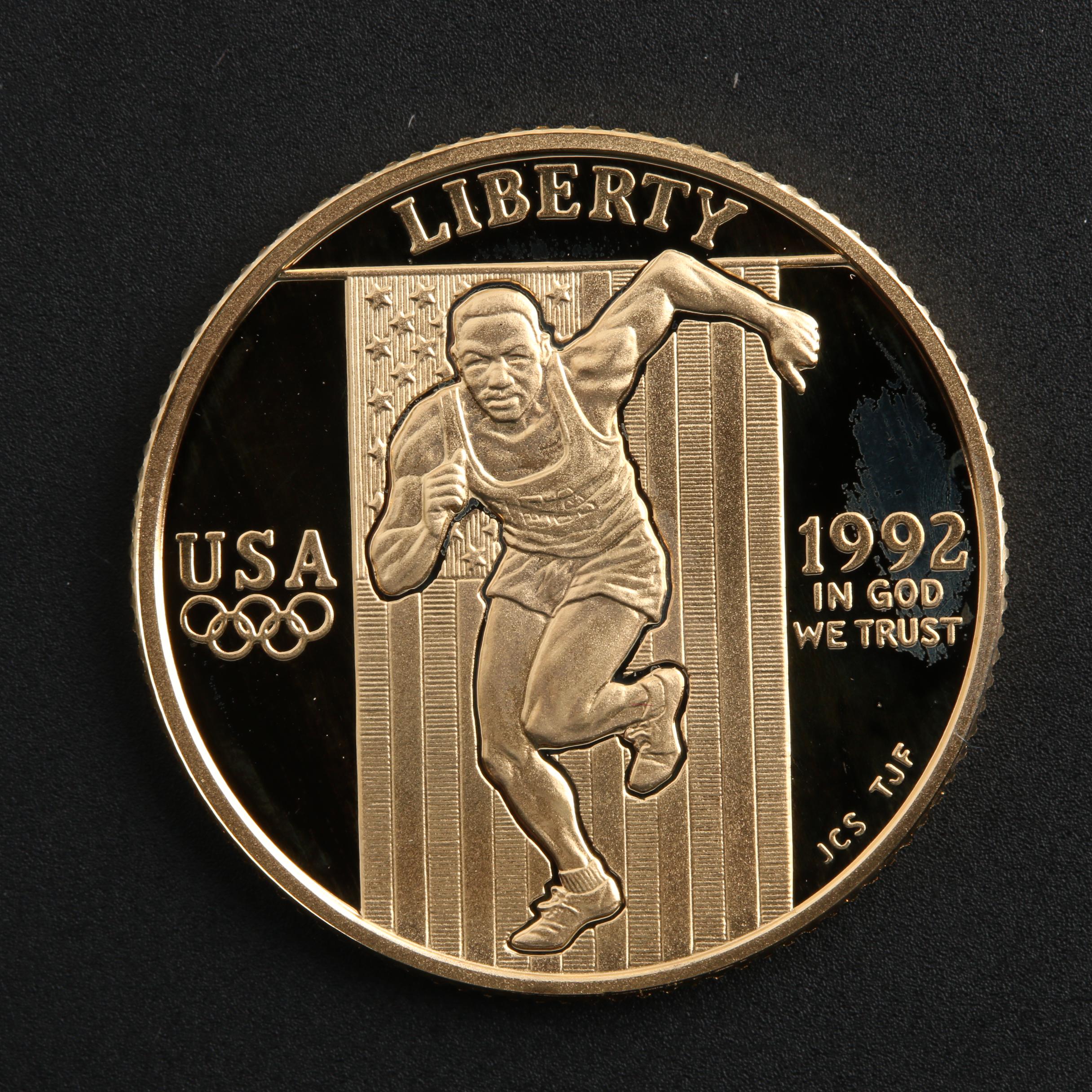 1992 U.S. Olympic Commemorative Three Coin Proof Set