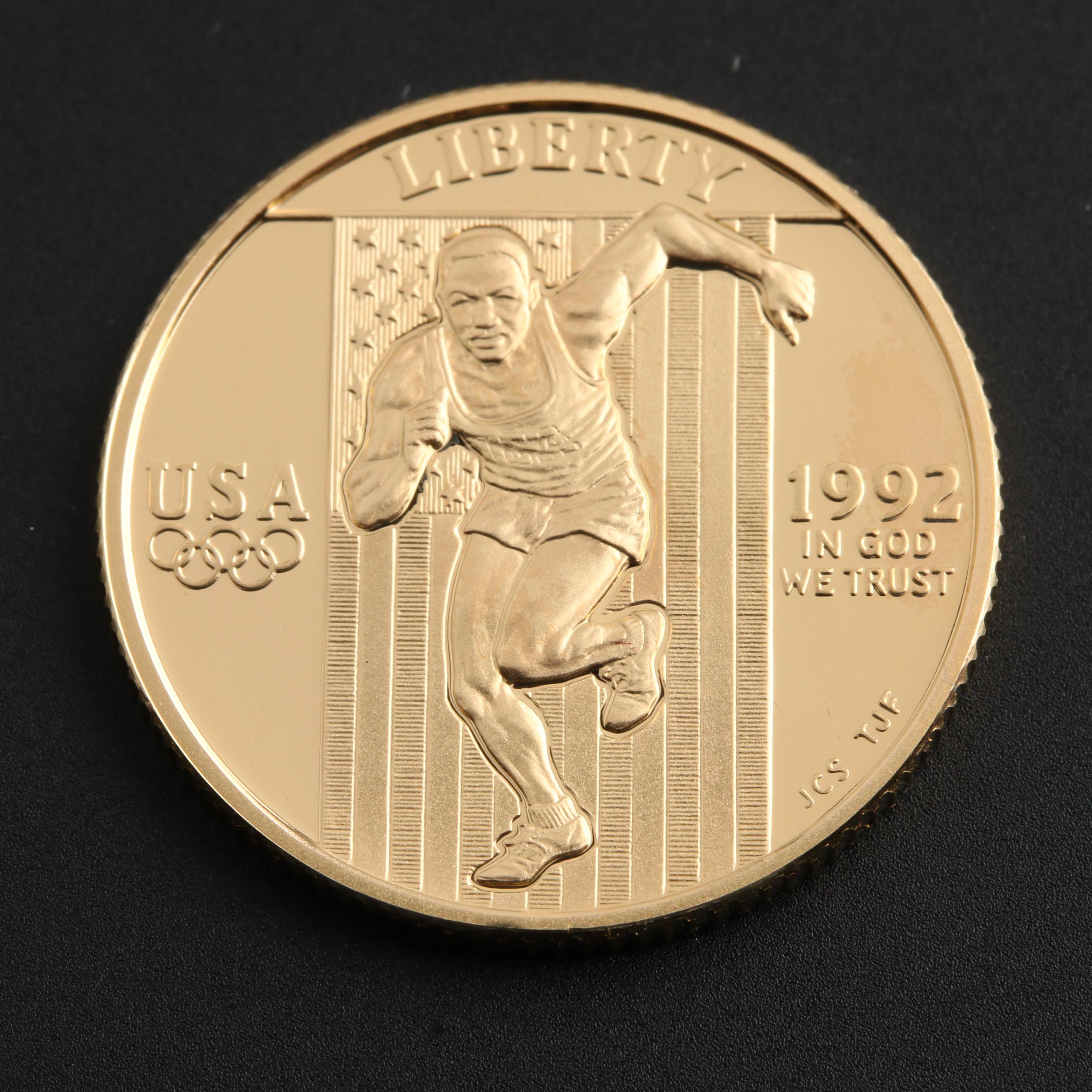 1992 U.S. Olympic Commemorative Three Coin Proof Set