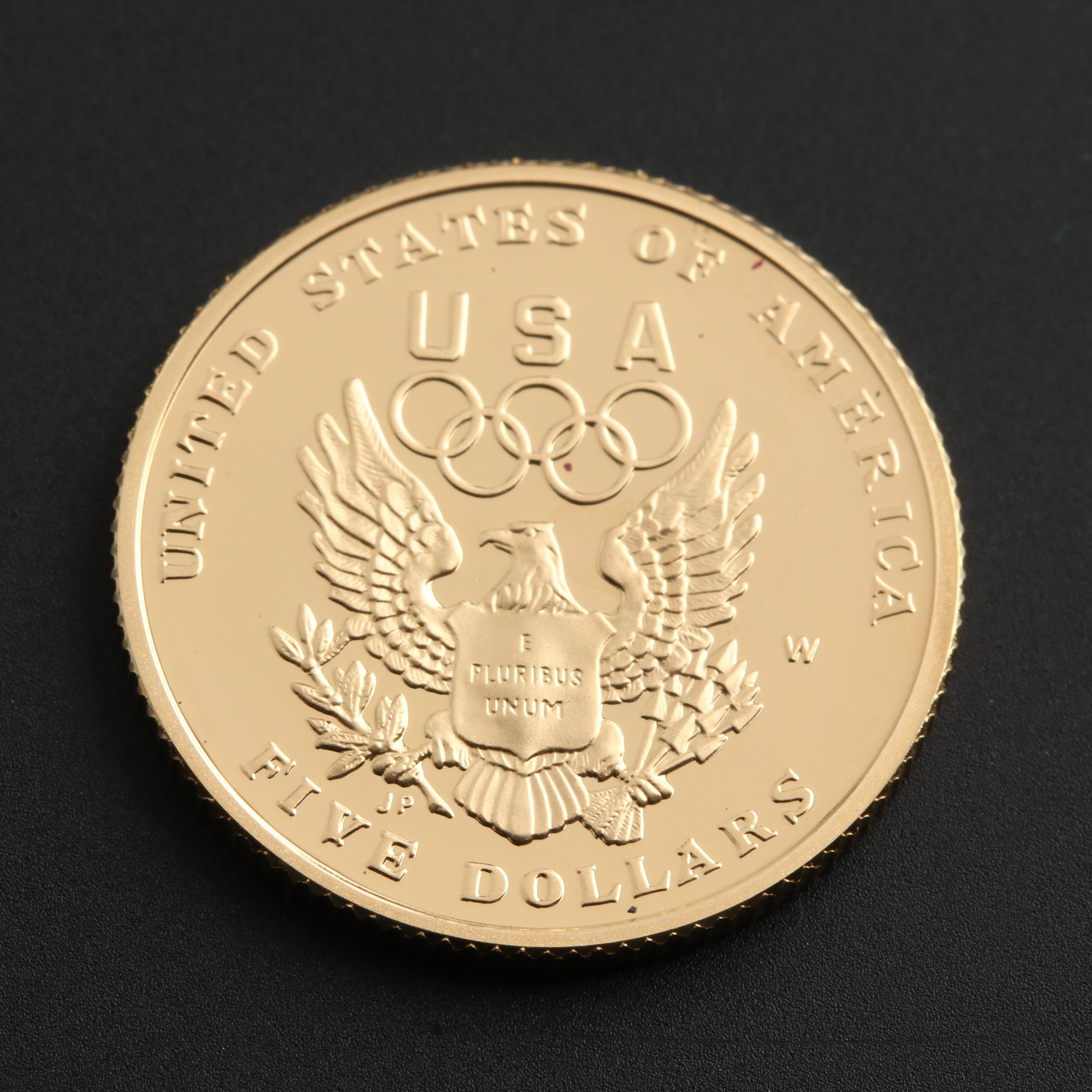 1992 U.S. Olympic Commemorative Three Coin Proof Set