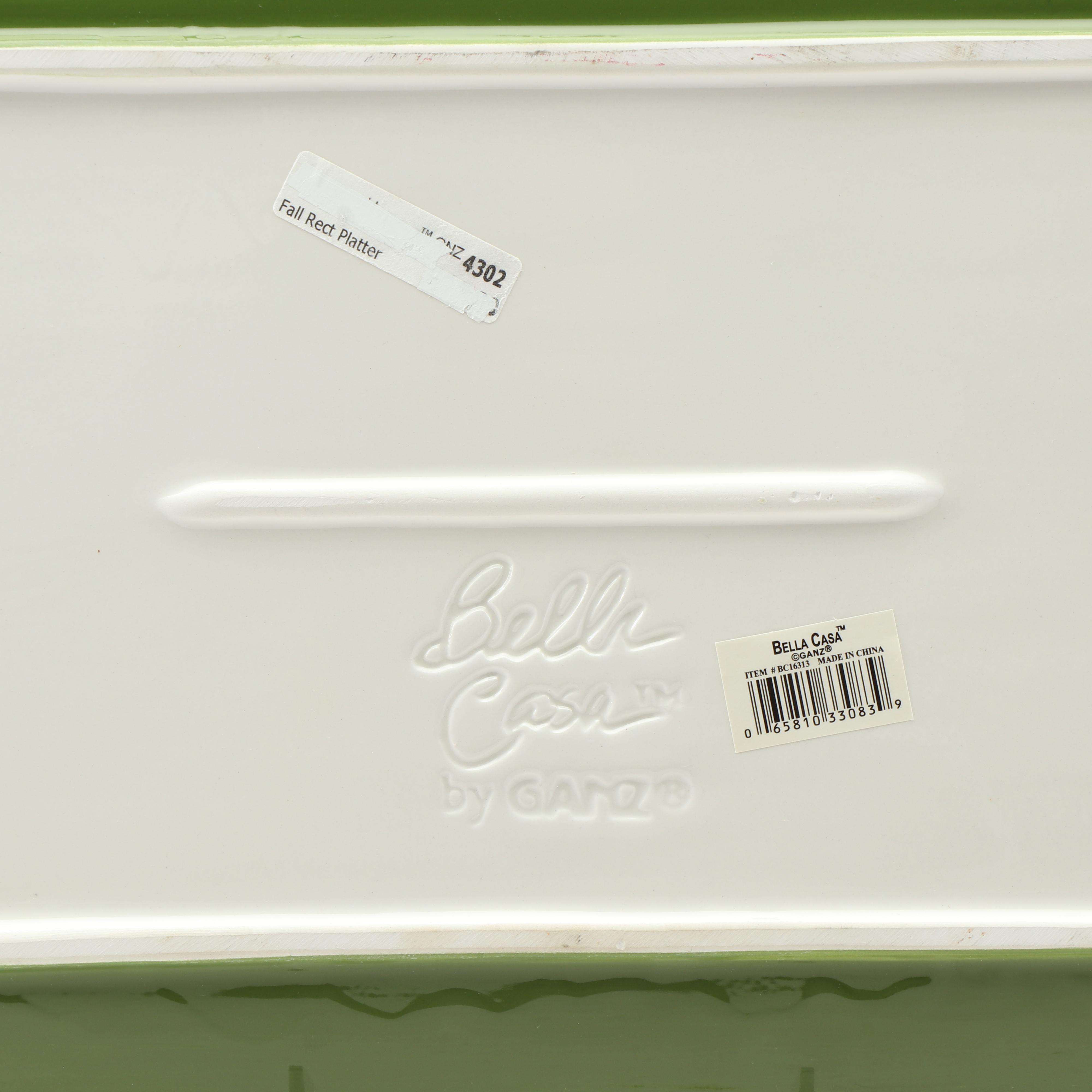 Bella Casa by Ganz Ceramic Platters