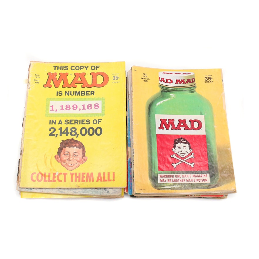 1950s and 1960s "Mad" Magazines Including "The Worst From Mad" and More