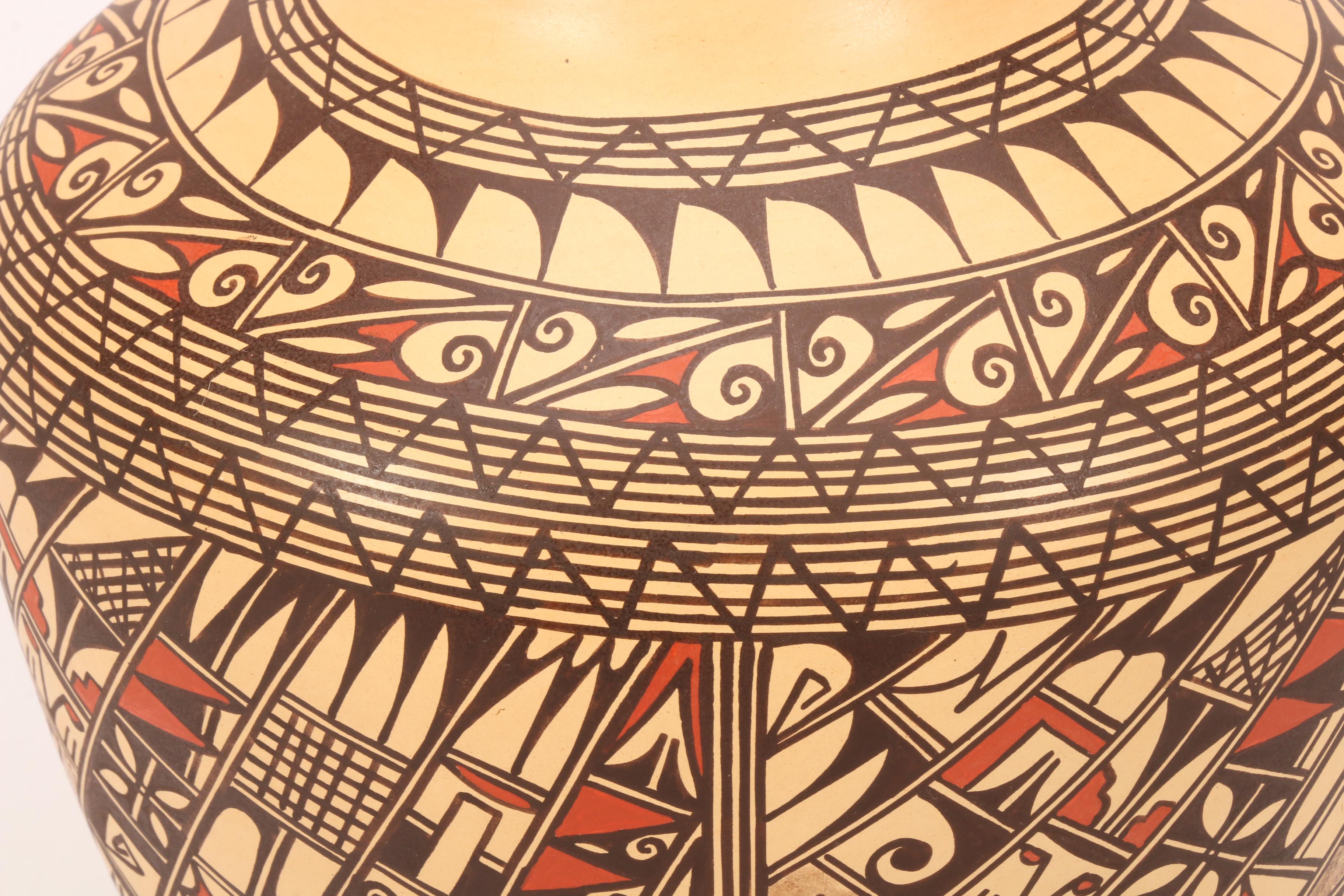 JoFern Silas Puffer Hopi Pueblo Polychrome Vase