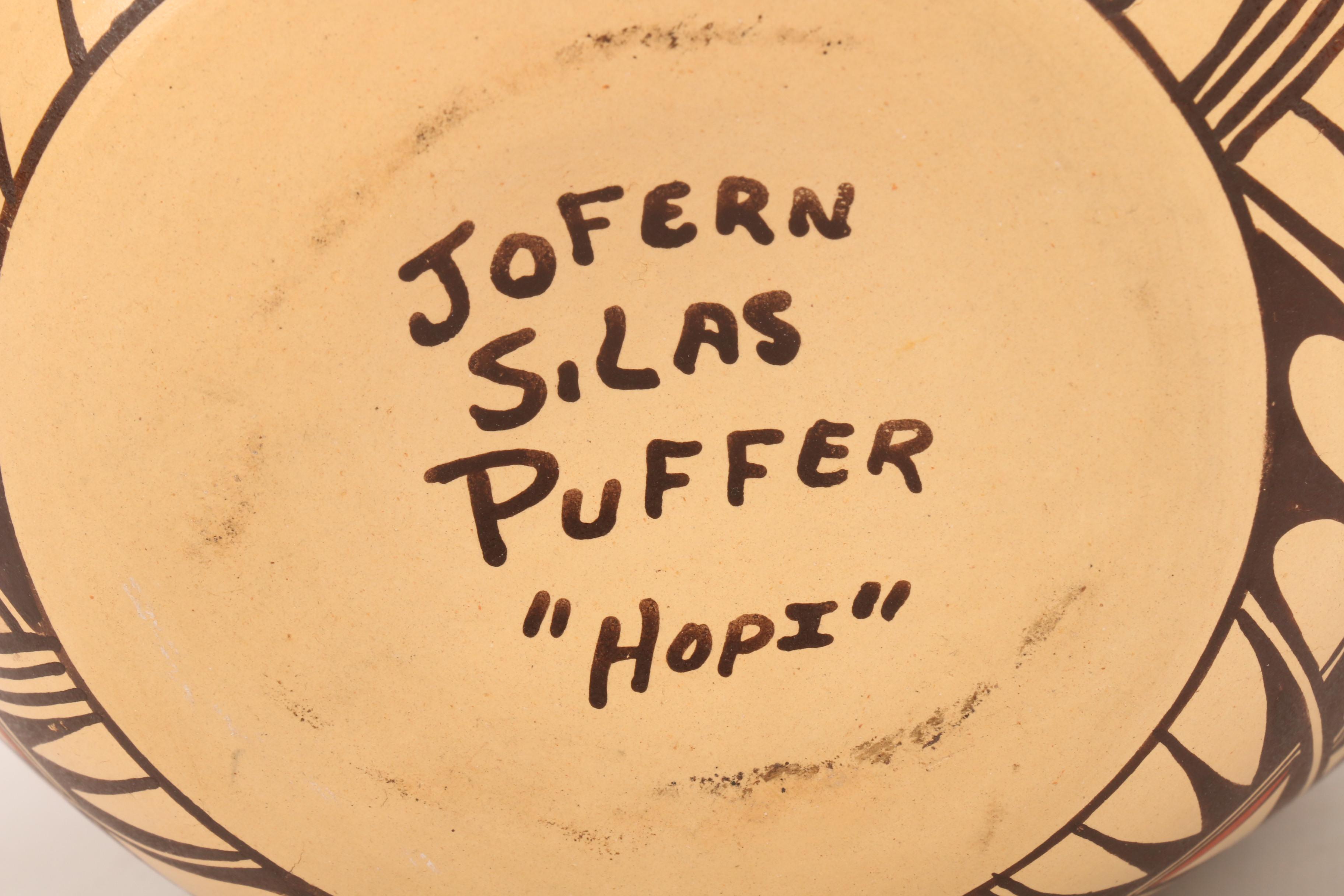JoFern Silas Puffer Hopi Pueblo Polychrome Vase