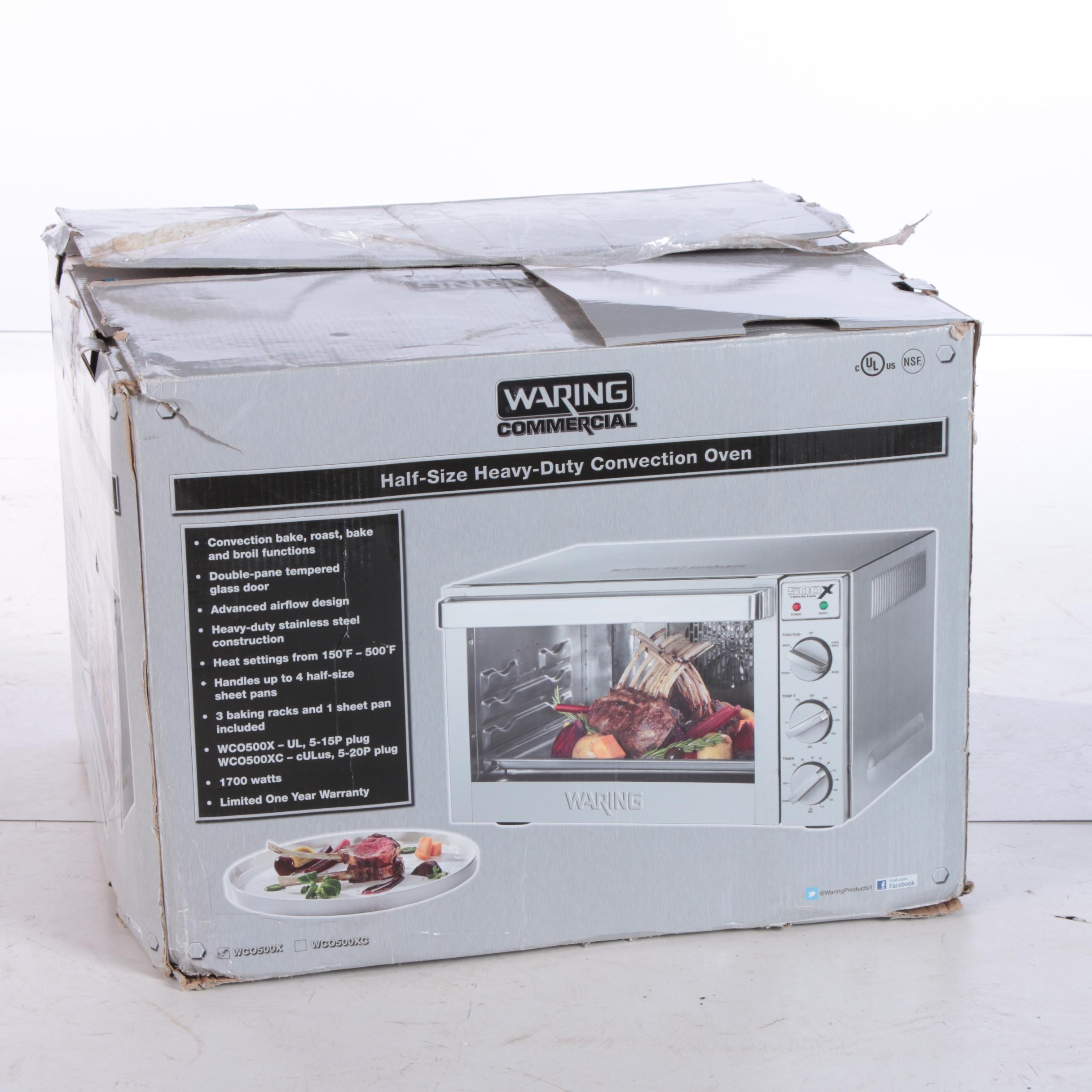 Waring Half-Size WCO500X Commercial Convection Oven