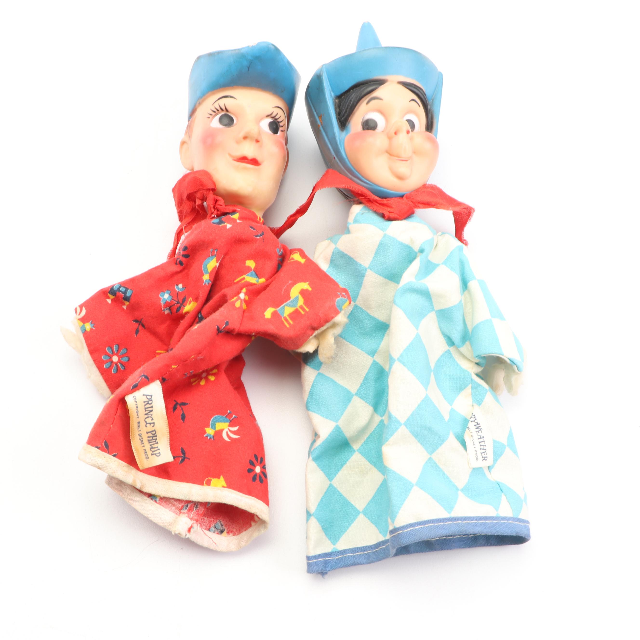 Walt Disney Prod. "Sleeping Beauty" Hand Puppets, circa 1950
