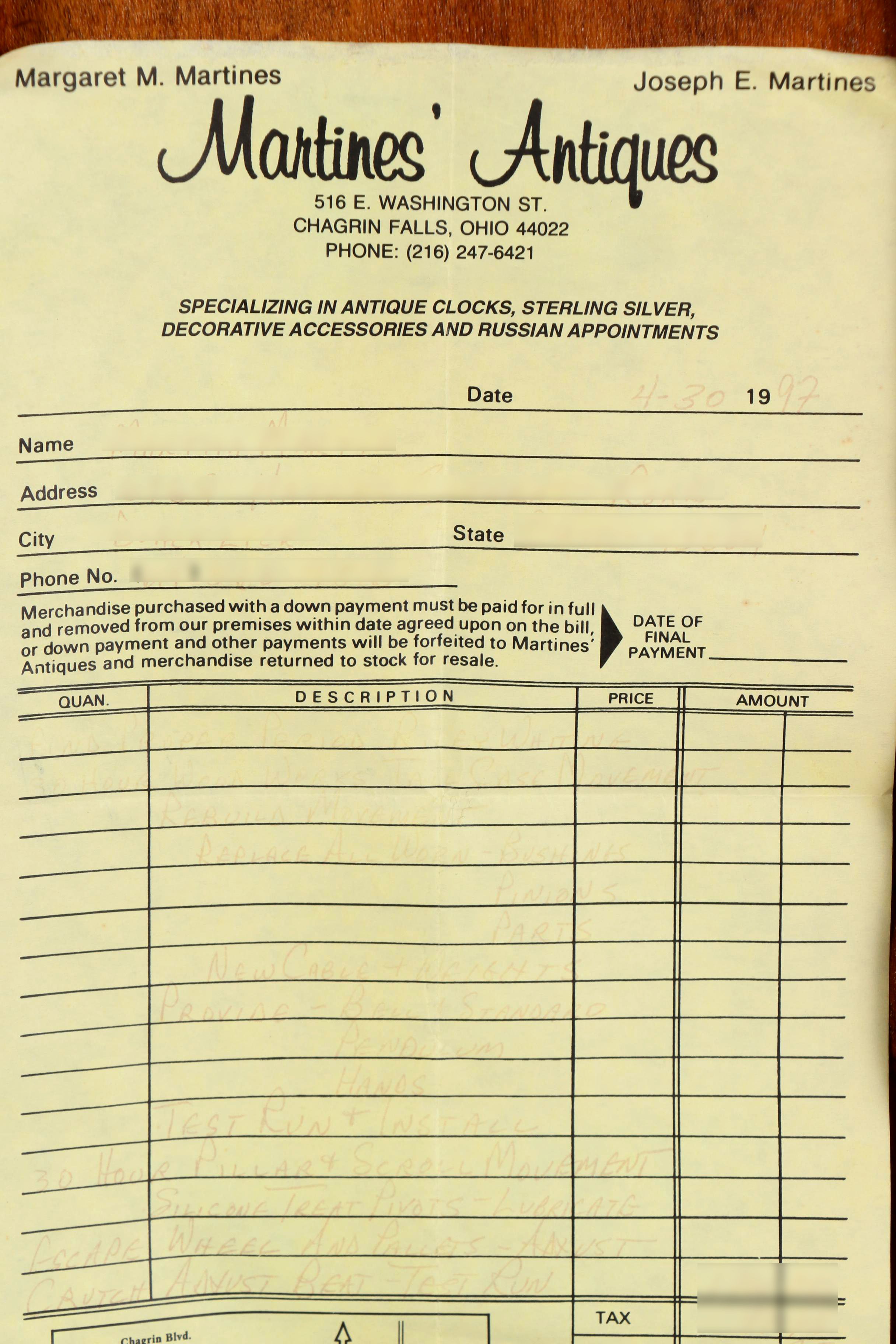 Federal Cherrywood, Maple, and Mahogany Tall Case Clock by Riley Whiting