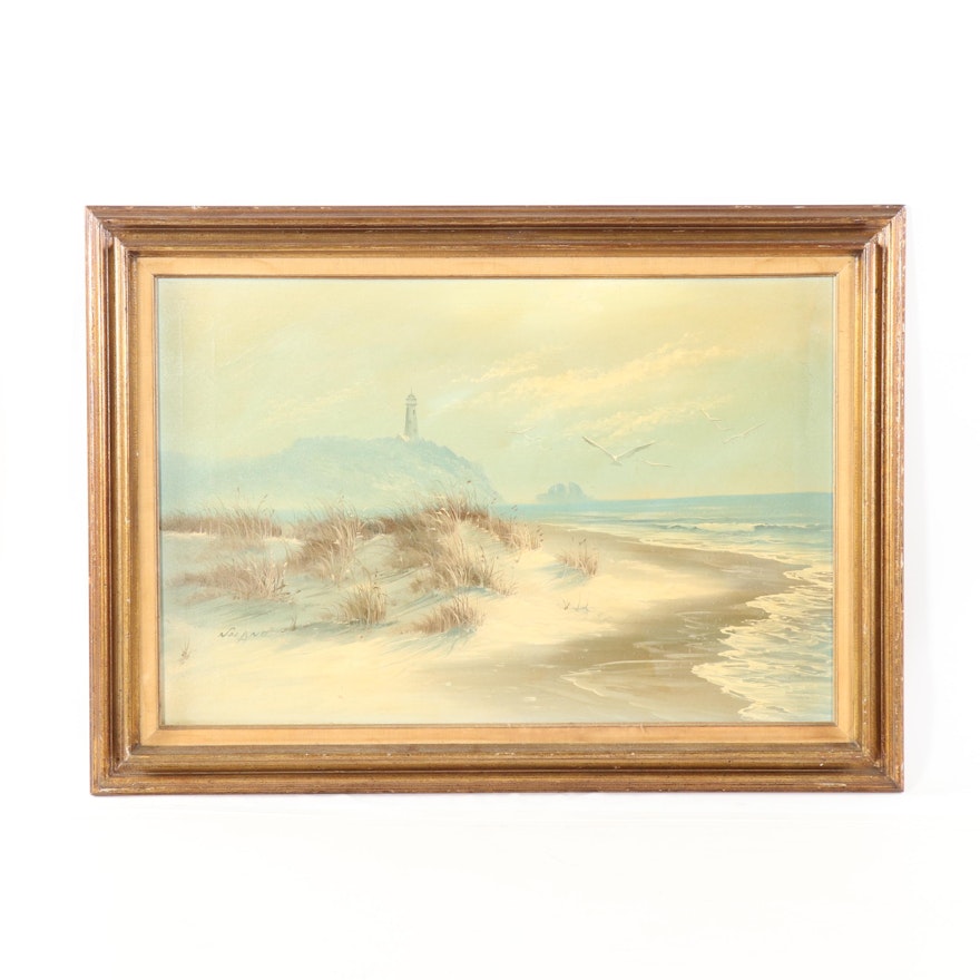 Noland Seascape Oil Painting