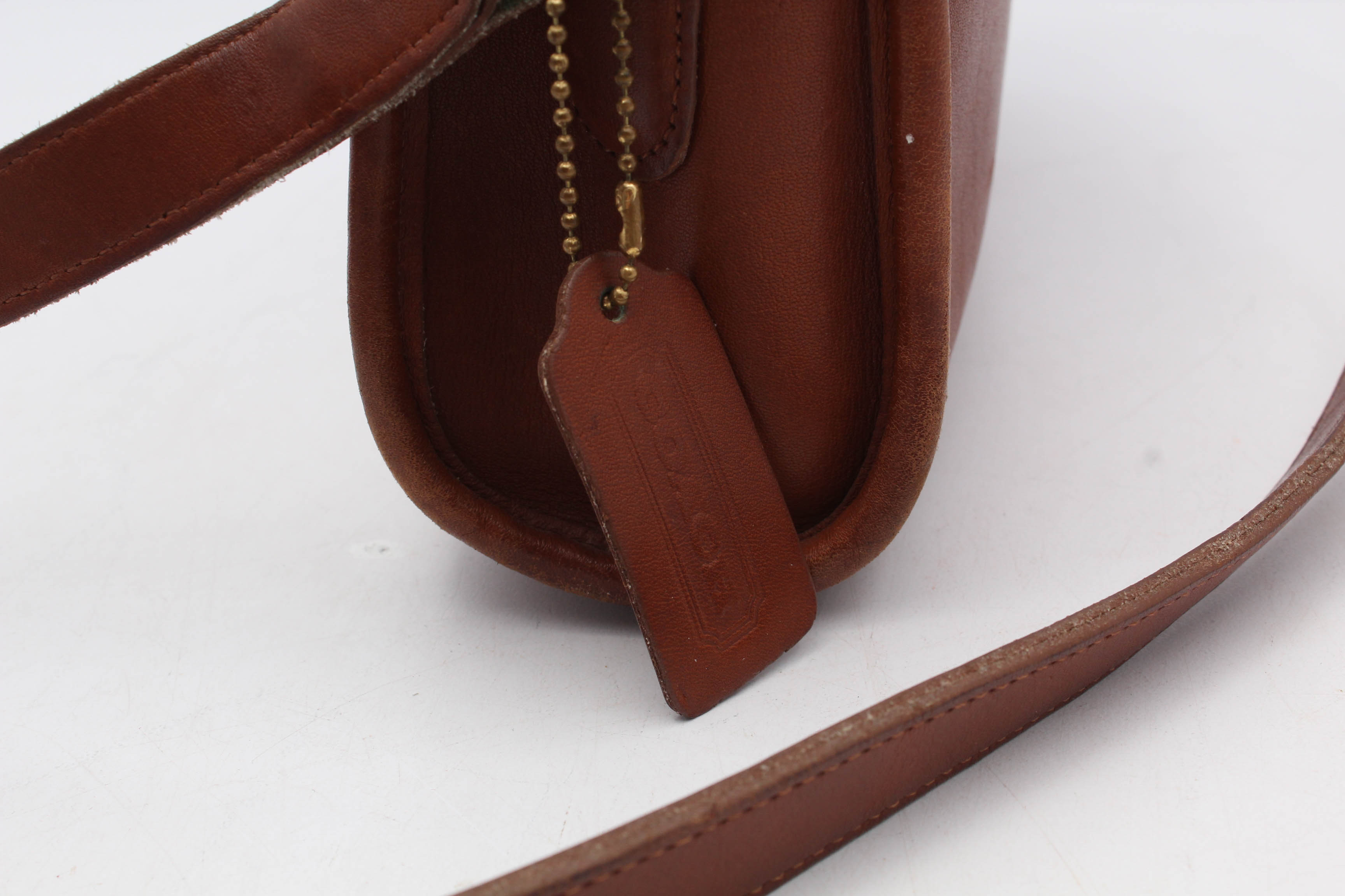 Coach Cognac Leather Crossbody Handbag