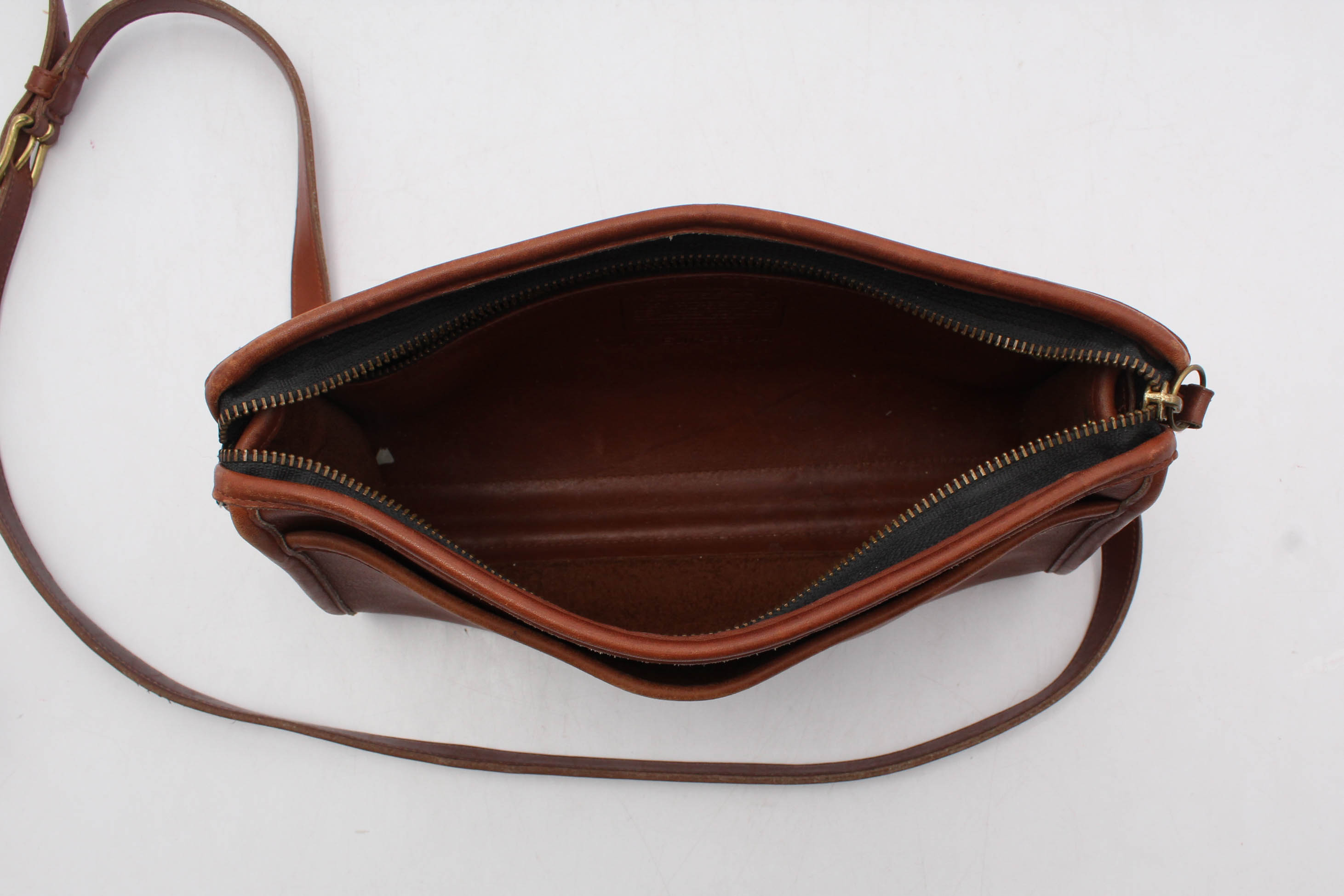 Coach Cognac Leather Crossbody Handbag