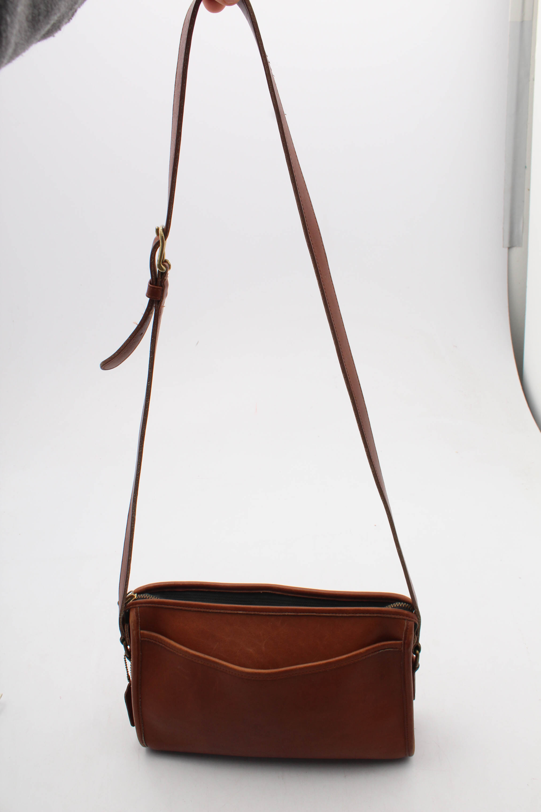 Coach Cognac Leather Crossbody Handbag