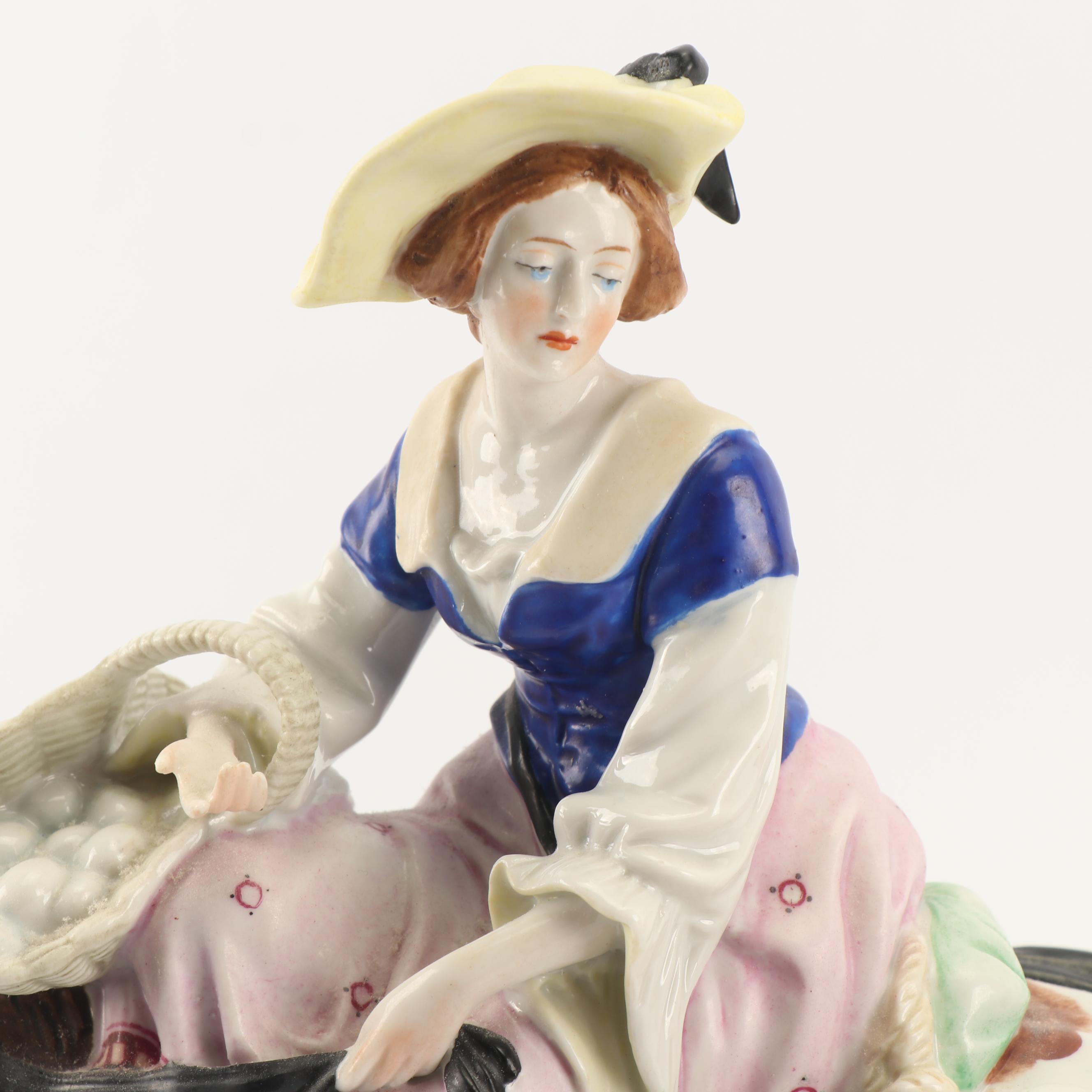 Felix Zeh Scheibe Alsbach German Porcelain Figurines