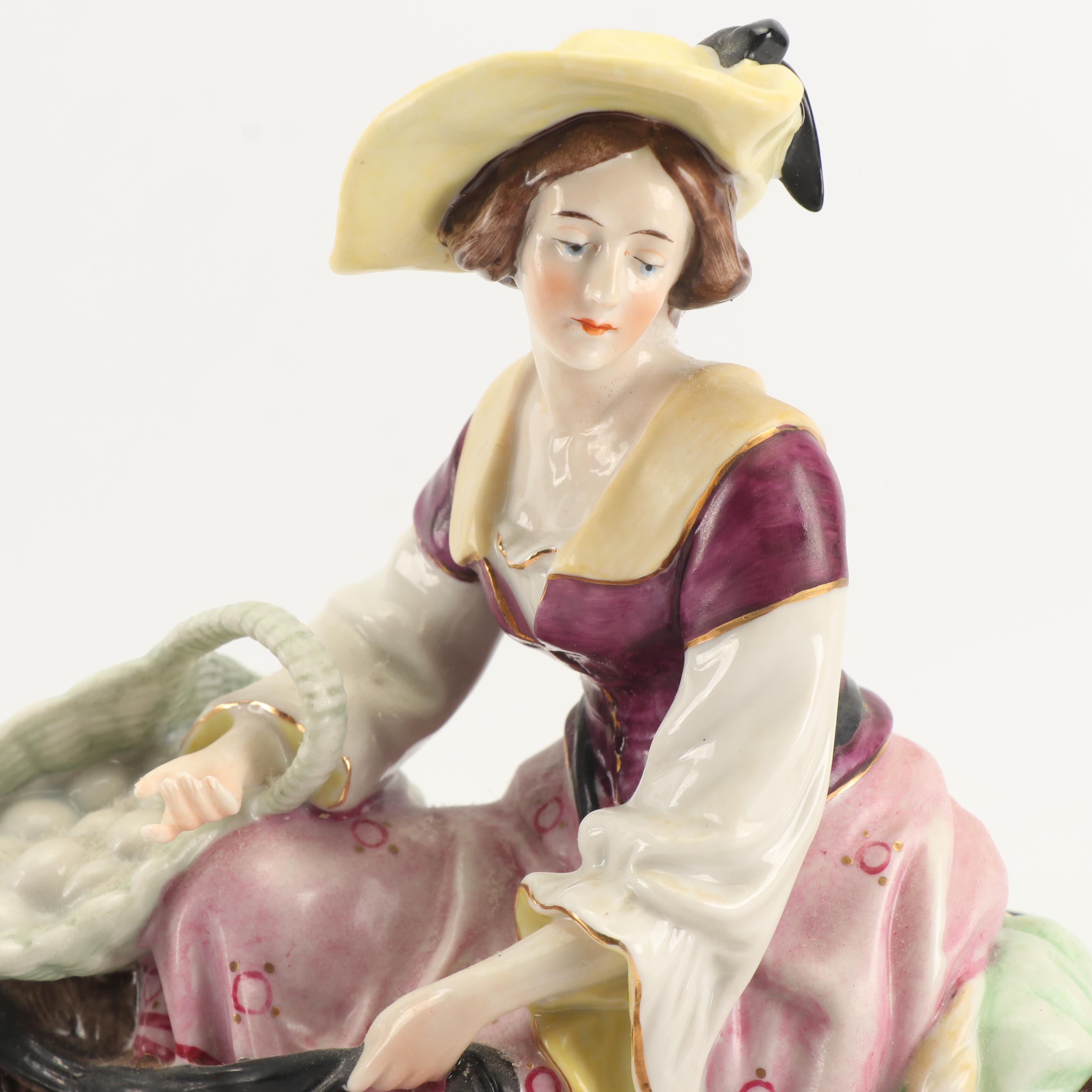 Felix Zeh Scheibe Alsbach German Porcelain Figurines