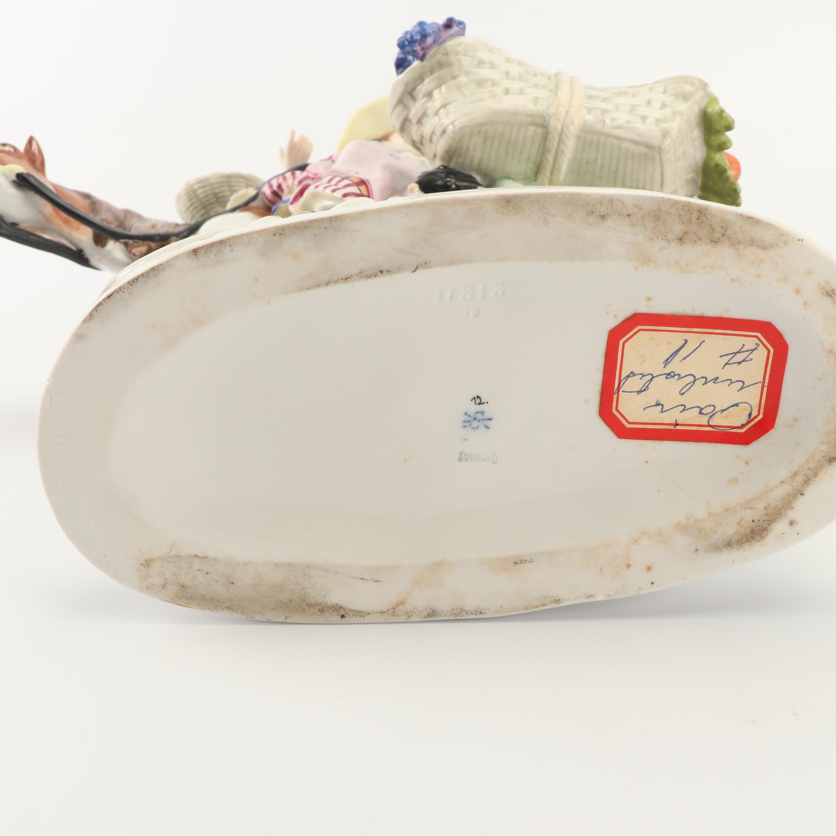 Felix Zeh Scheibe Alsbach German Porcelain Figurines