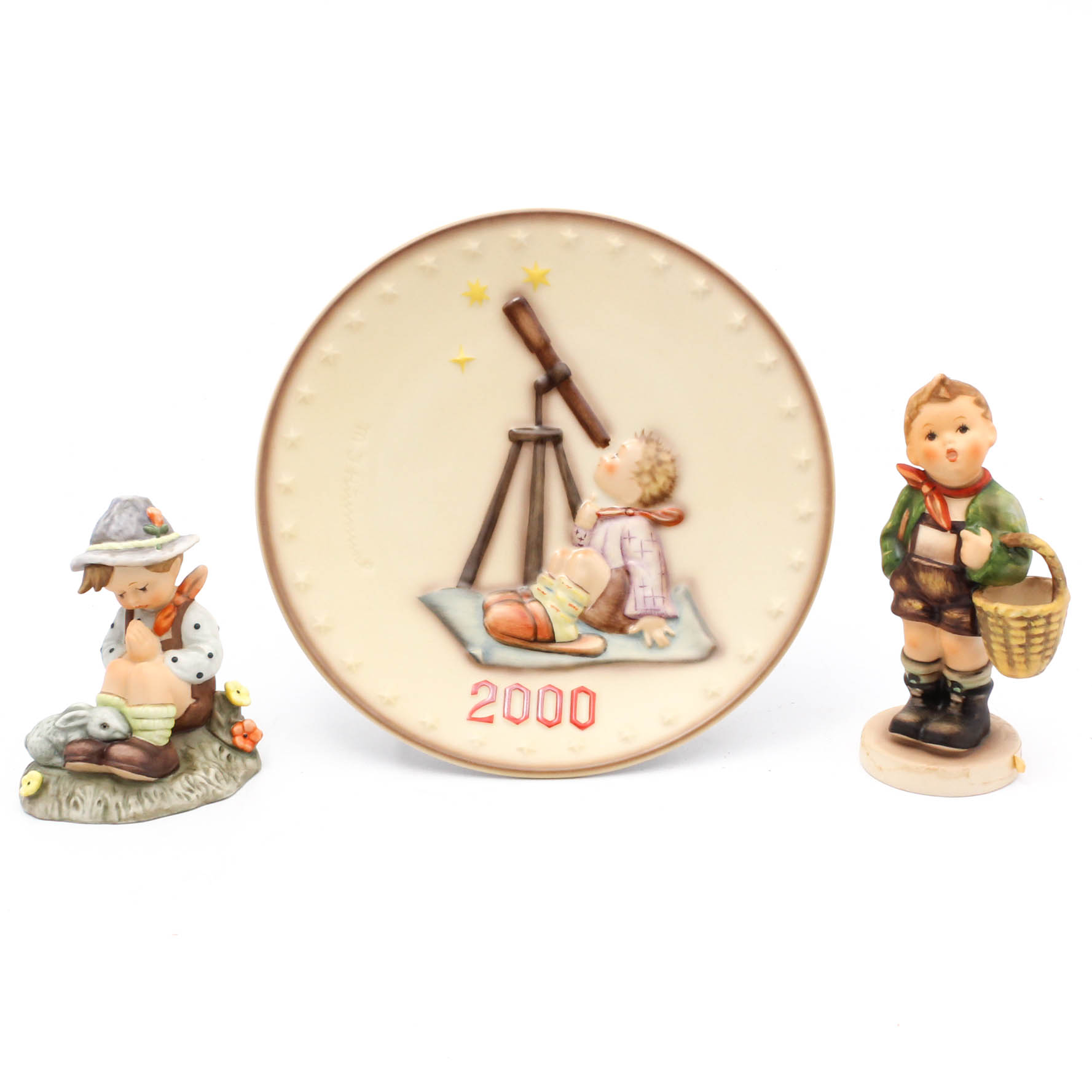 Goebel Hummel Porcelain Collector Plate and Figurines