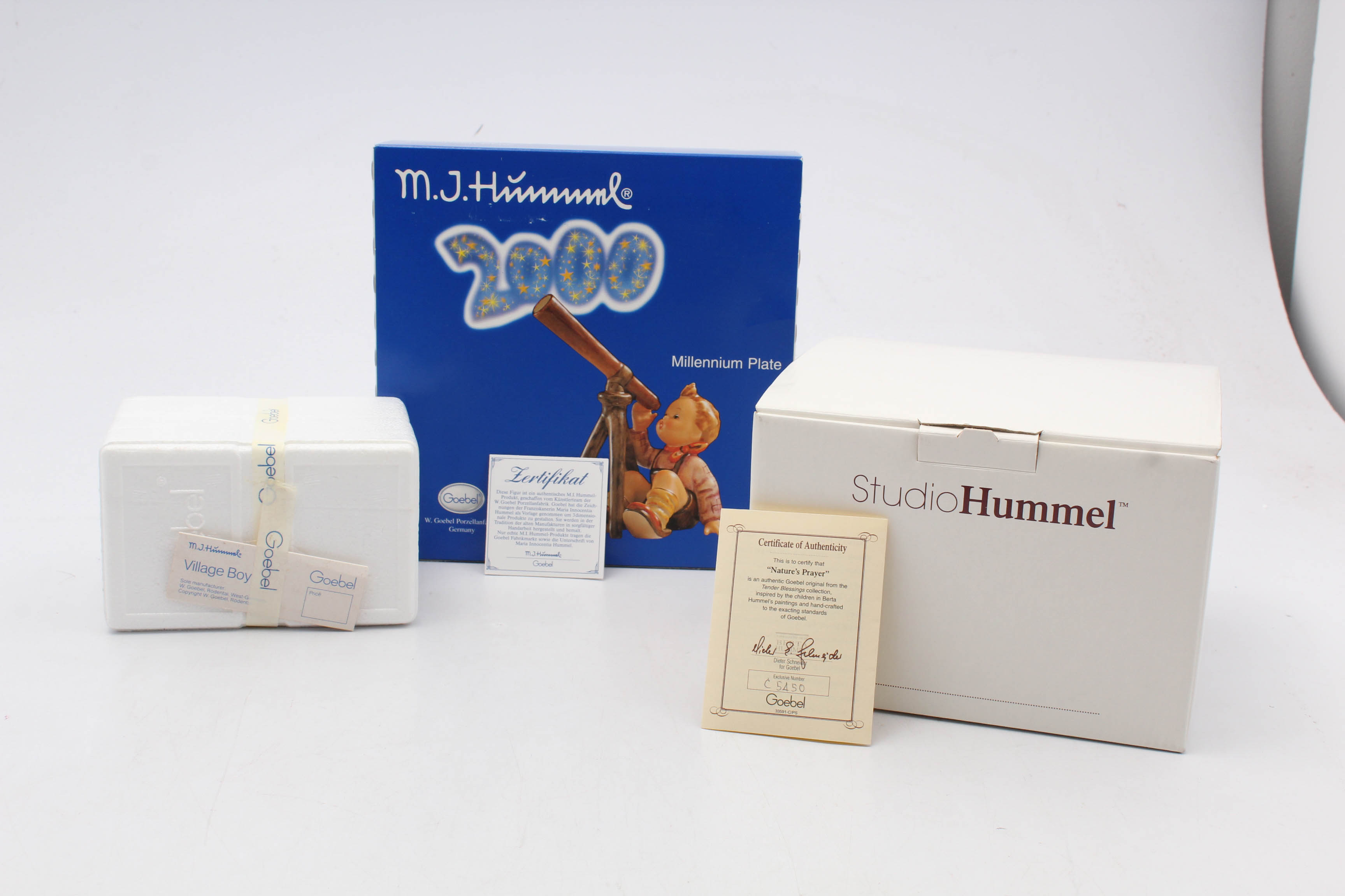 Goebel Hummel Porcelain Collector Plate and Figurines