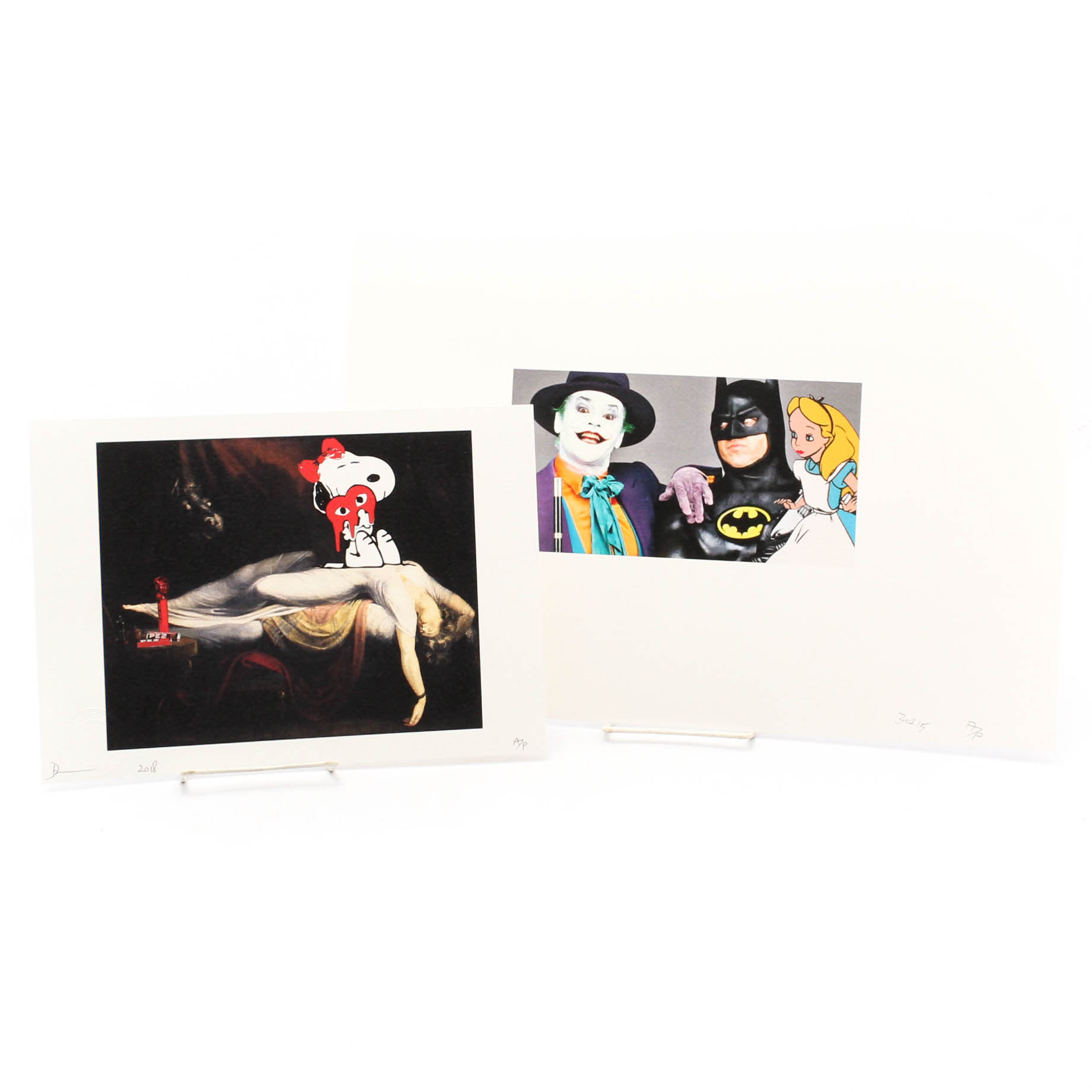 Missing Piece and Death NYC Artist Proof Graphic Illustrations