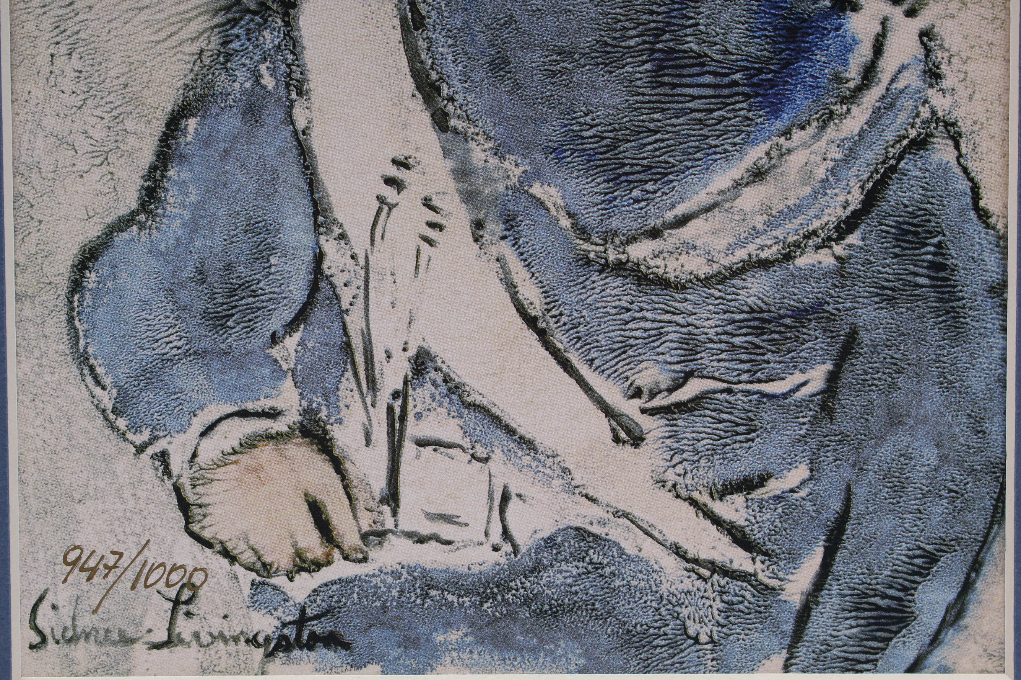 Two Sidnee Livingston Limited Edition Watercolor Monotypes