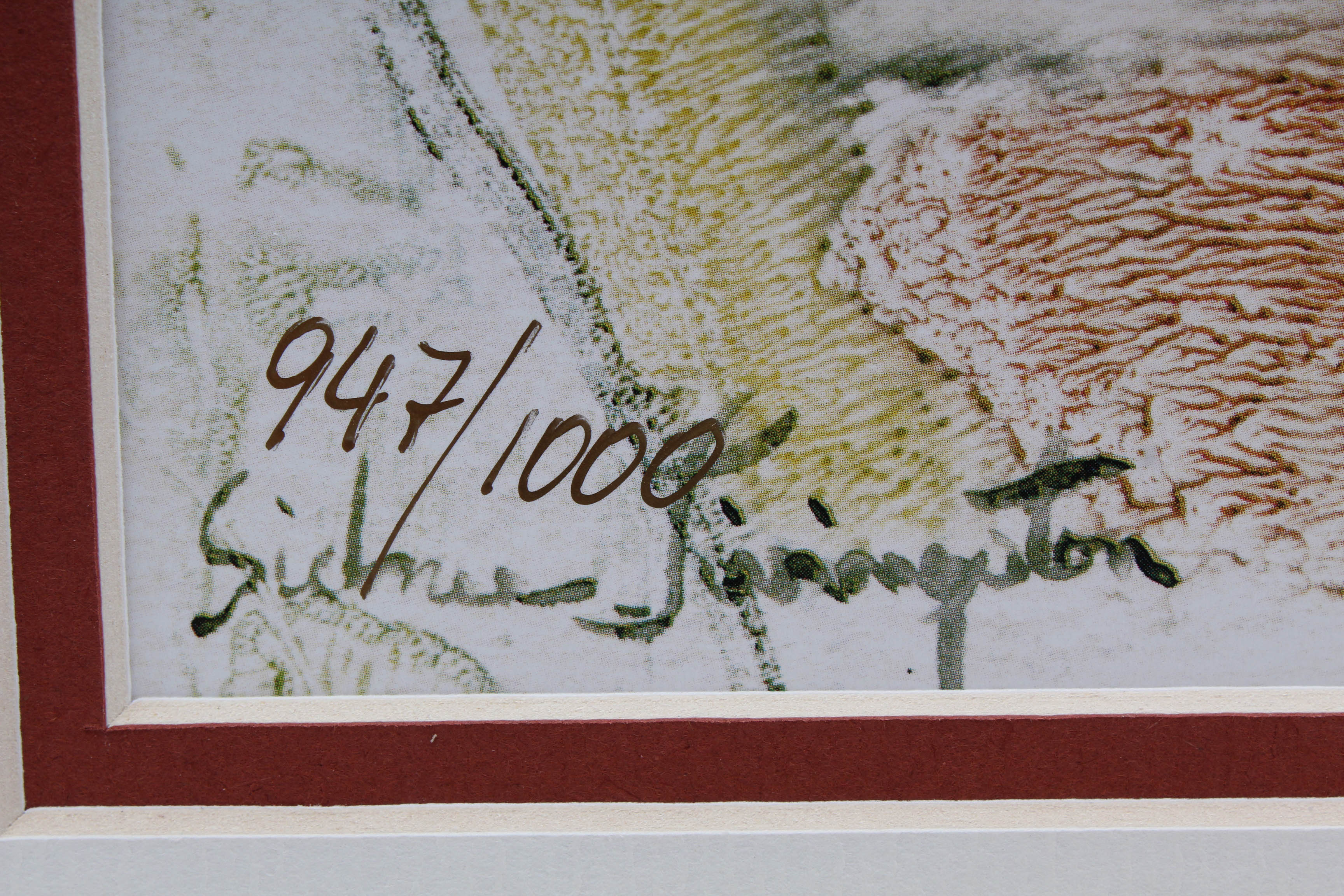 Two Sidnee Livingston Limited Edition Watercolor Monotypes