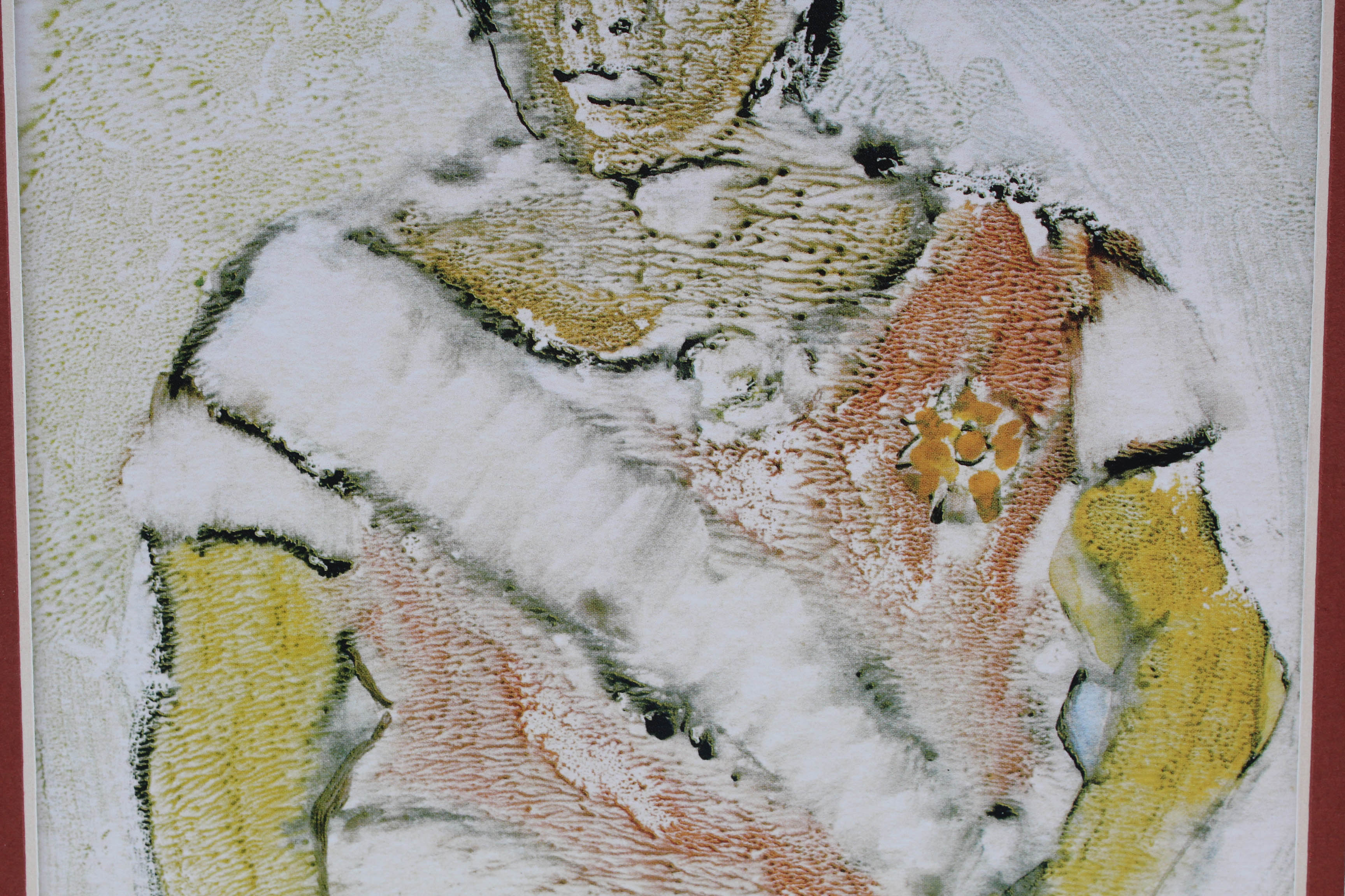 Two Sidnee Livingston Limited Edition Watercolor Monotypes