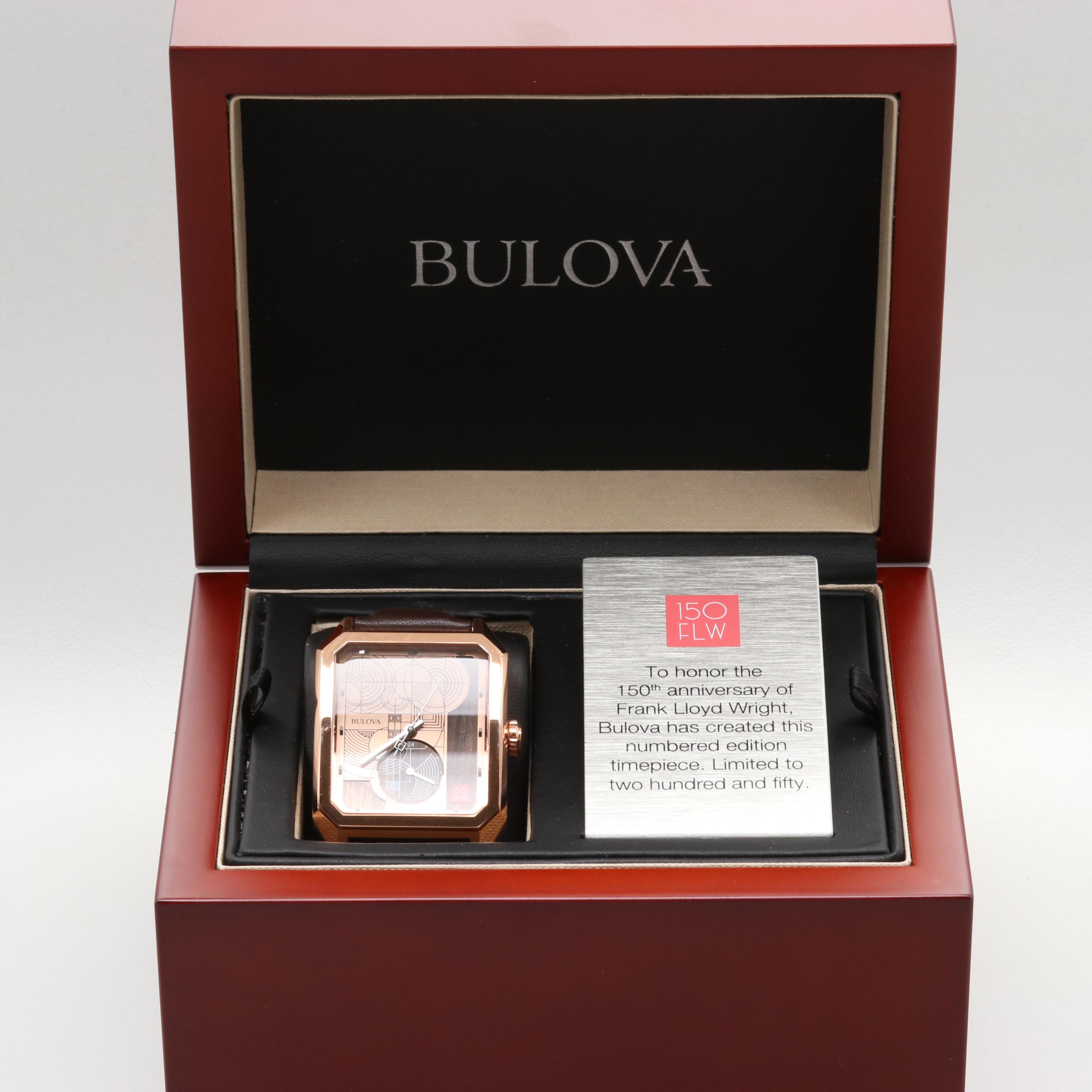 Bulova Frank Lloyd Wright 150 Hoffman House Limited Edition Watch