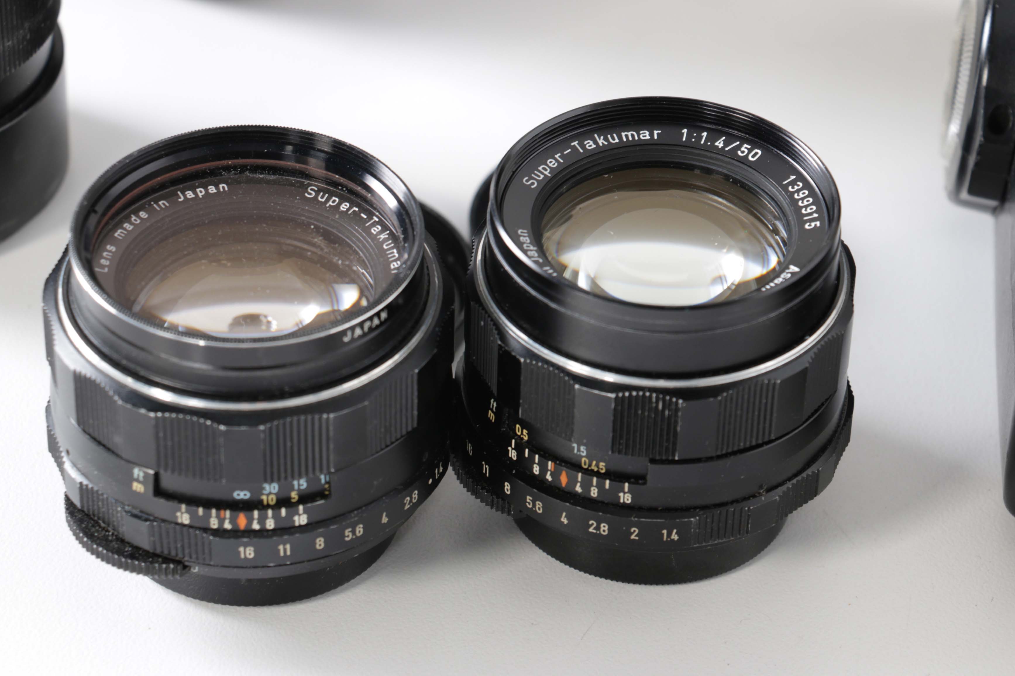 Camera Lenses and Flashes including Rokunar Zoom Slide Duplicator