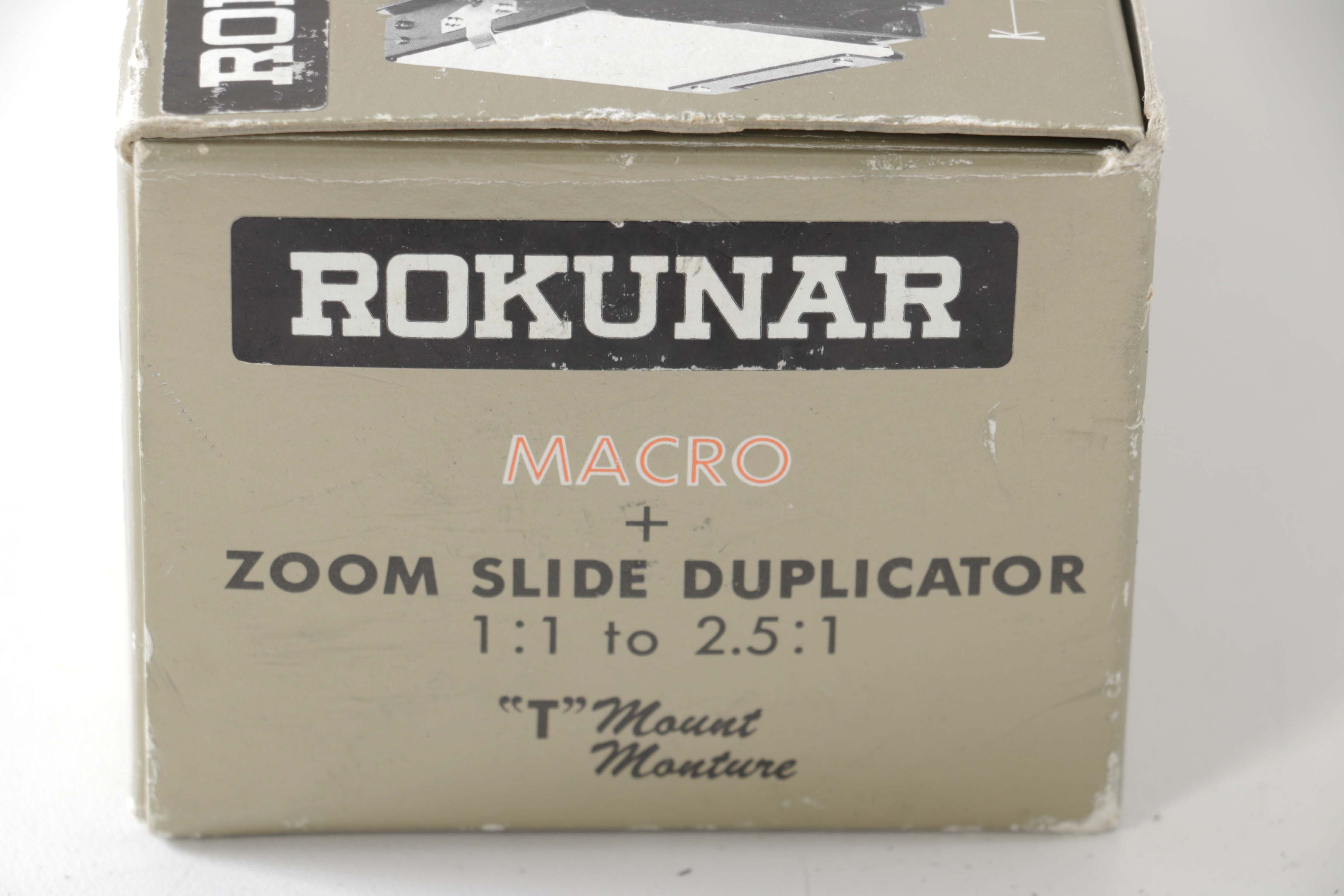 Camera Lenses and Flashes including Rokunar Zoom Slide Duplicator