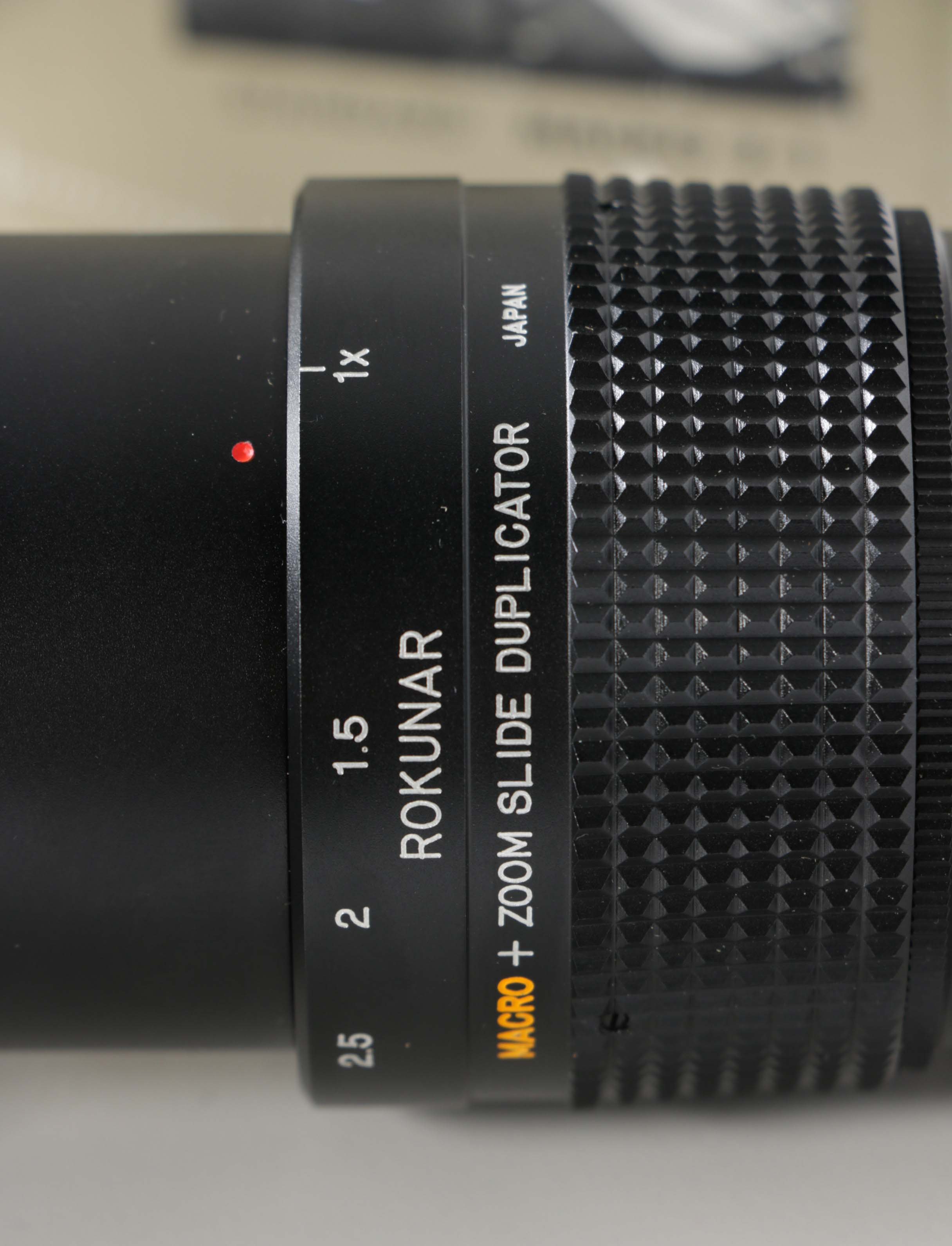 Camera Lenses and Flashes including Rokunar Zoom Slide Duplicator