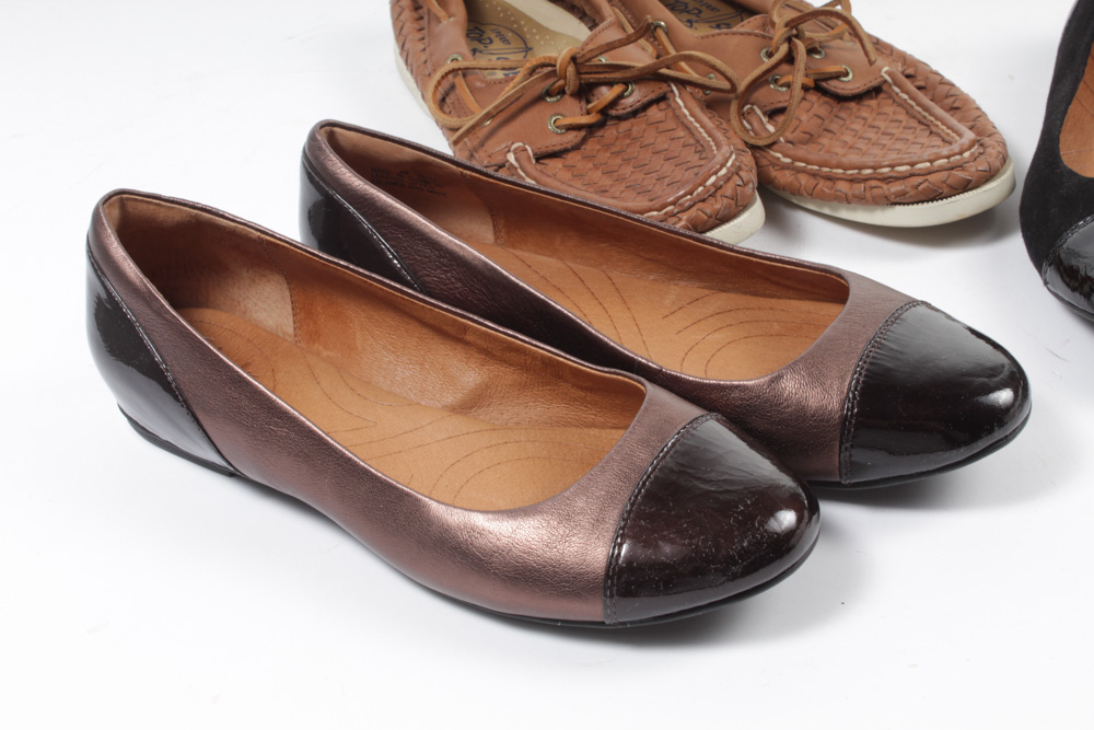 Women's Clarks and Sperry Shoes