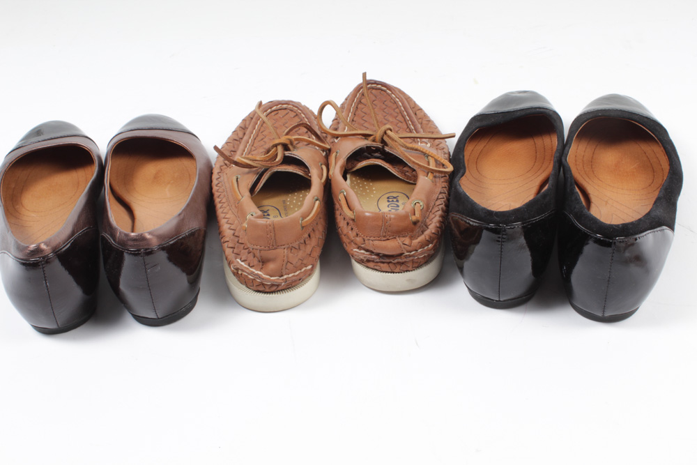 Women's Clarks and Sperry Shoes