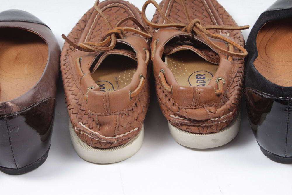 Women's Clarks and Sperry Shoes