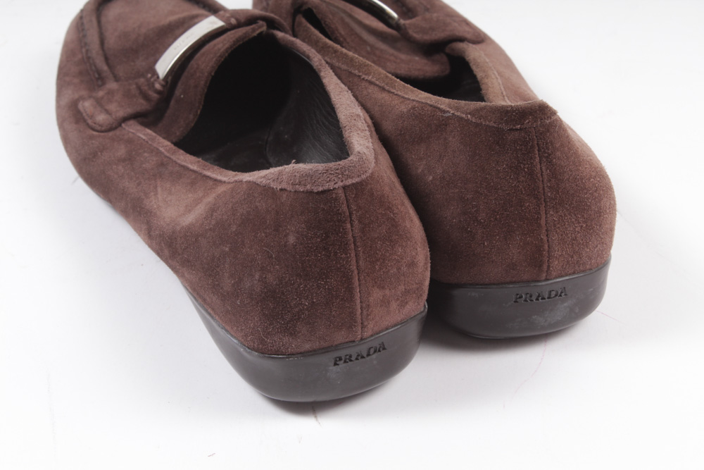 Women's Prada Suede Loafers