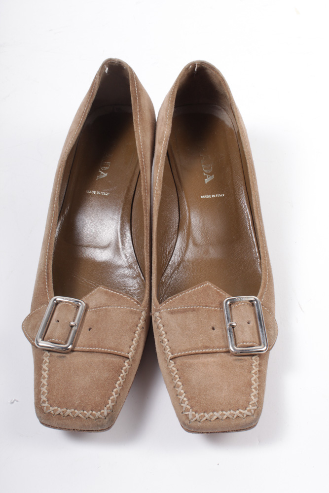Women's Prada Suede Loafers