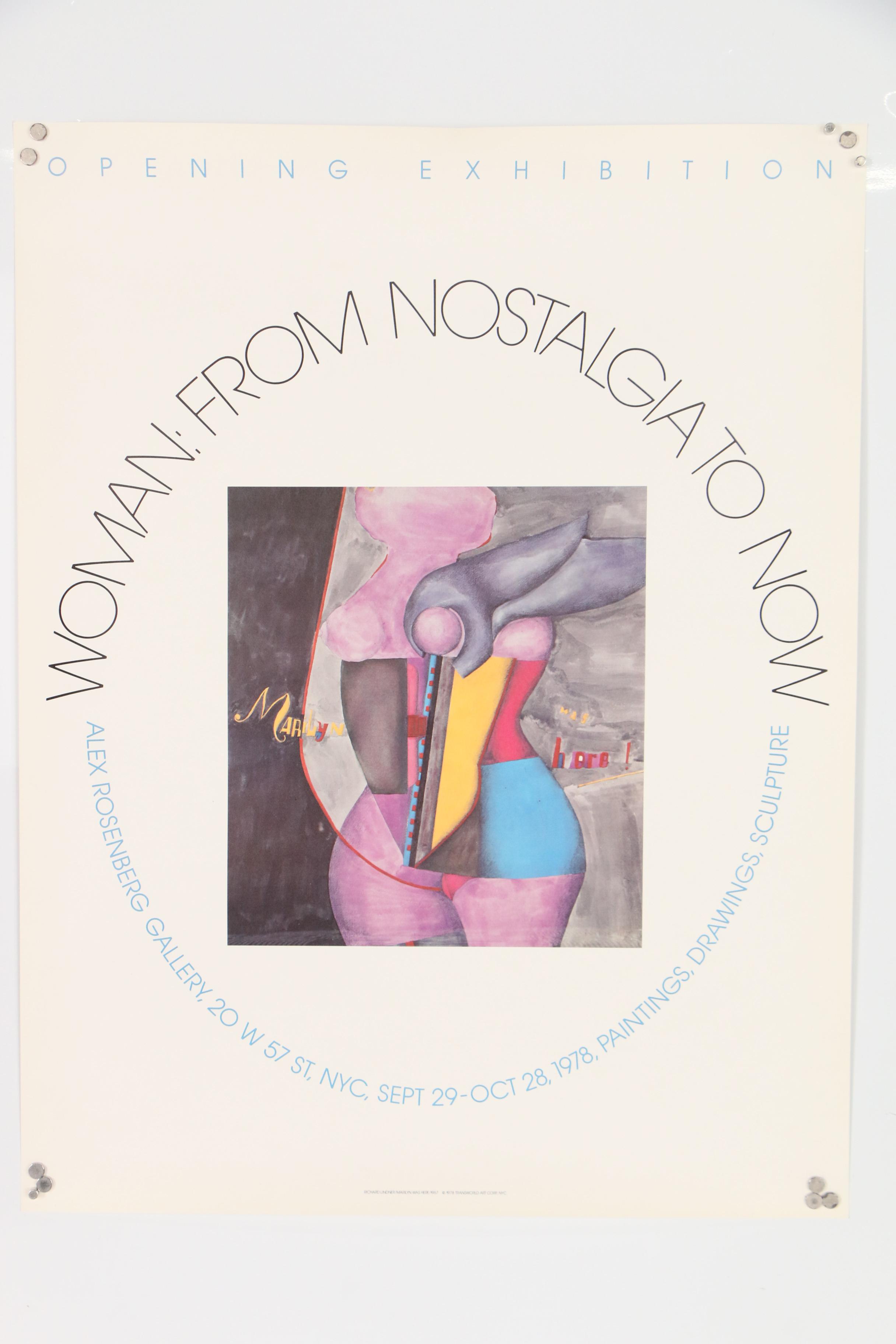 Alex Rosenberg Gallery Exhibition Posters "Woman: From Nostalgia to now"