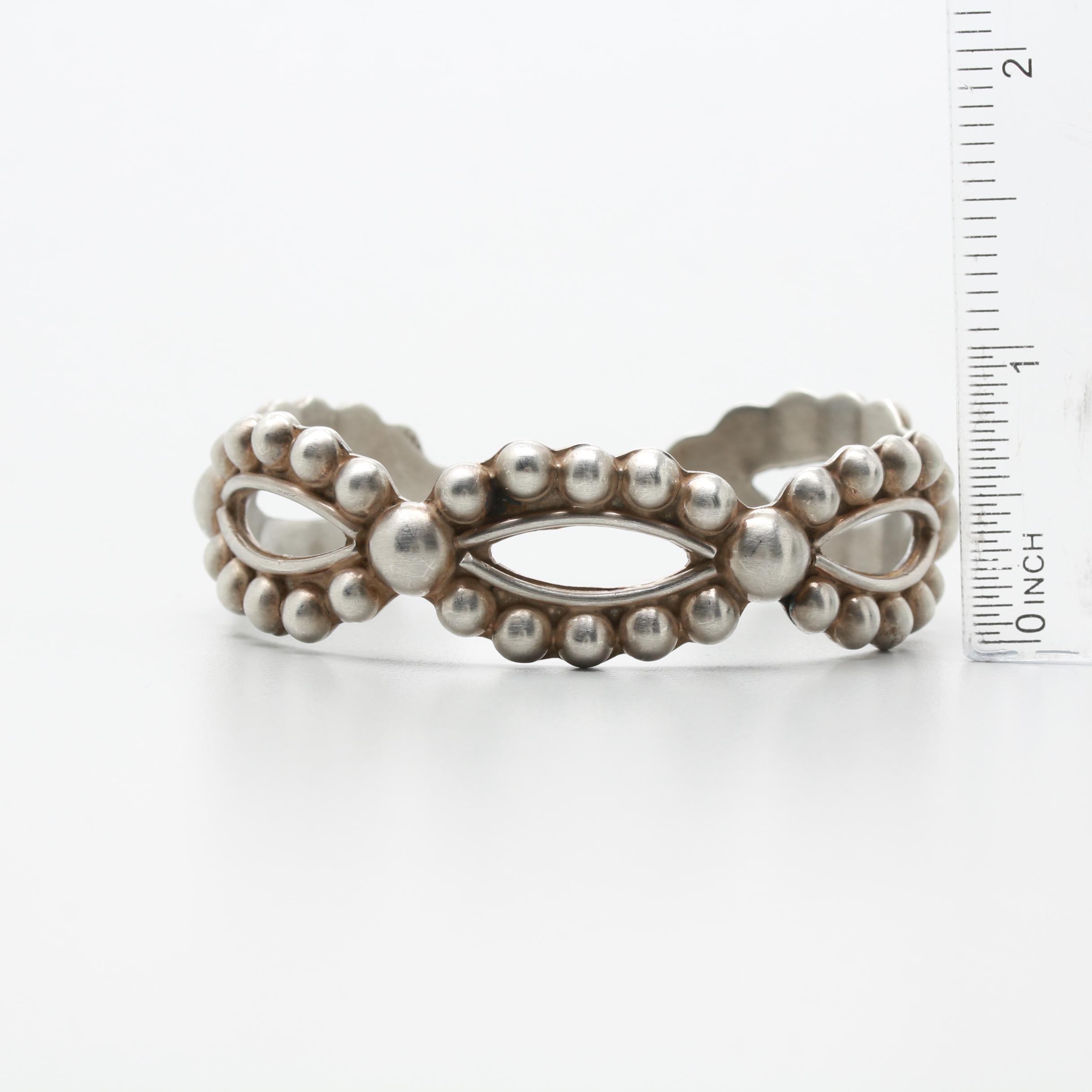 Mexican Sterling Silver Cuff Bracelet
