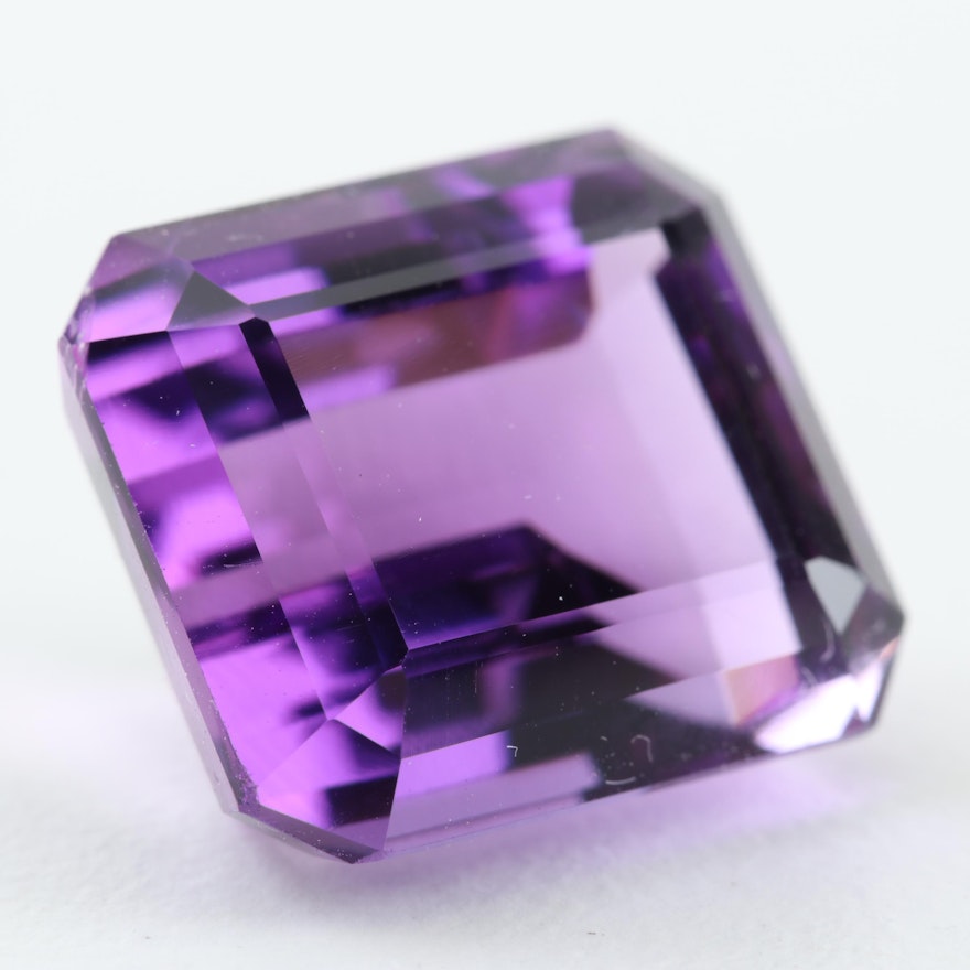 Loose 19.57 CT Amethyst Gemstone