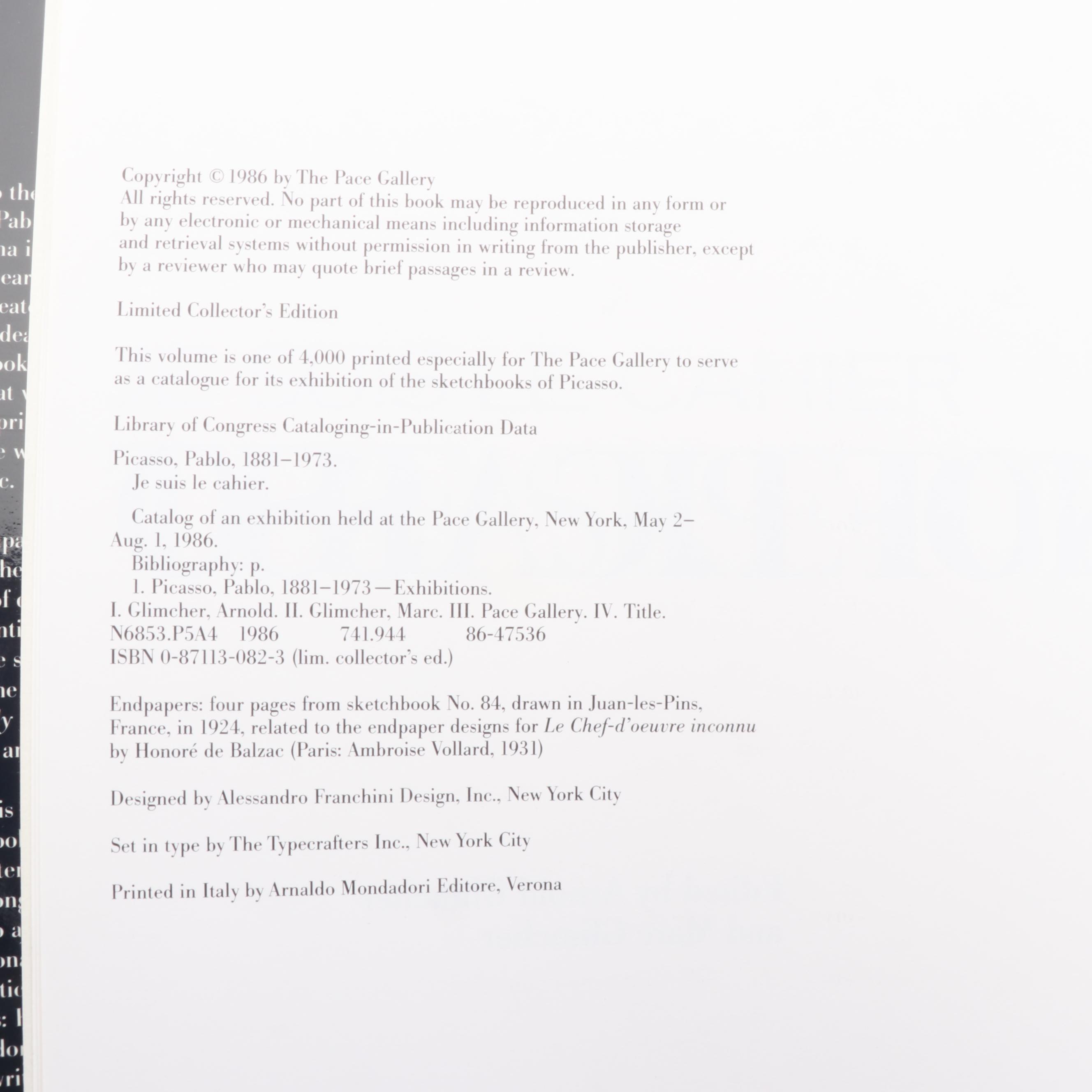 Pablo Picasso Art Books Collection