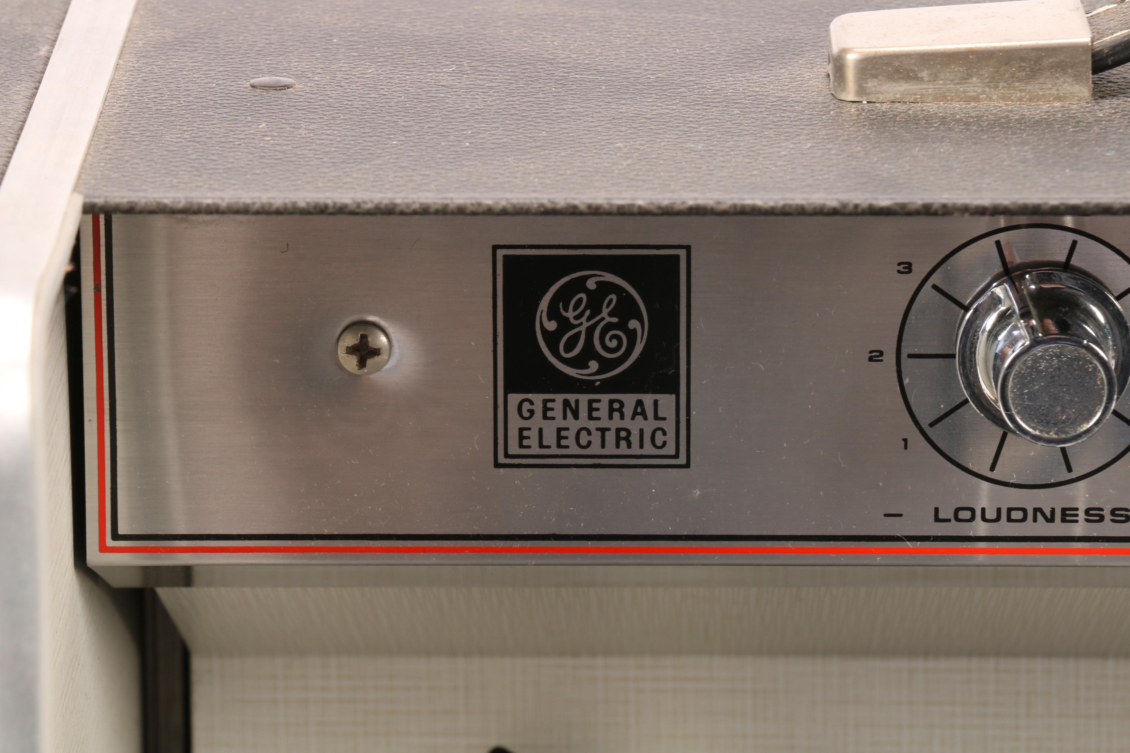 1960s GE Trimline 500 Portable Record Player