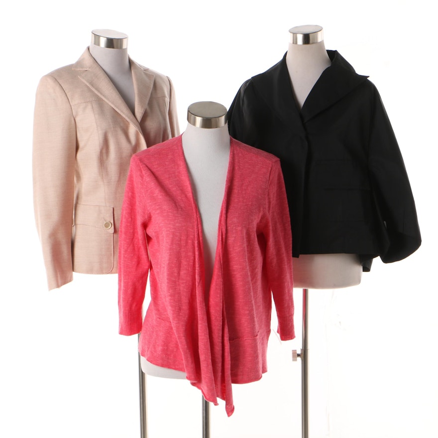 Women's Akris and Piazza Sempione Jackets with Eileen Fisher Cardigan