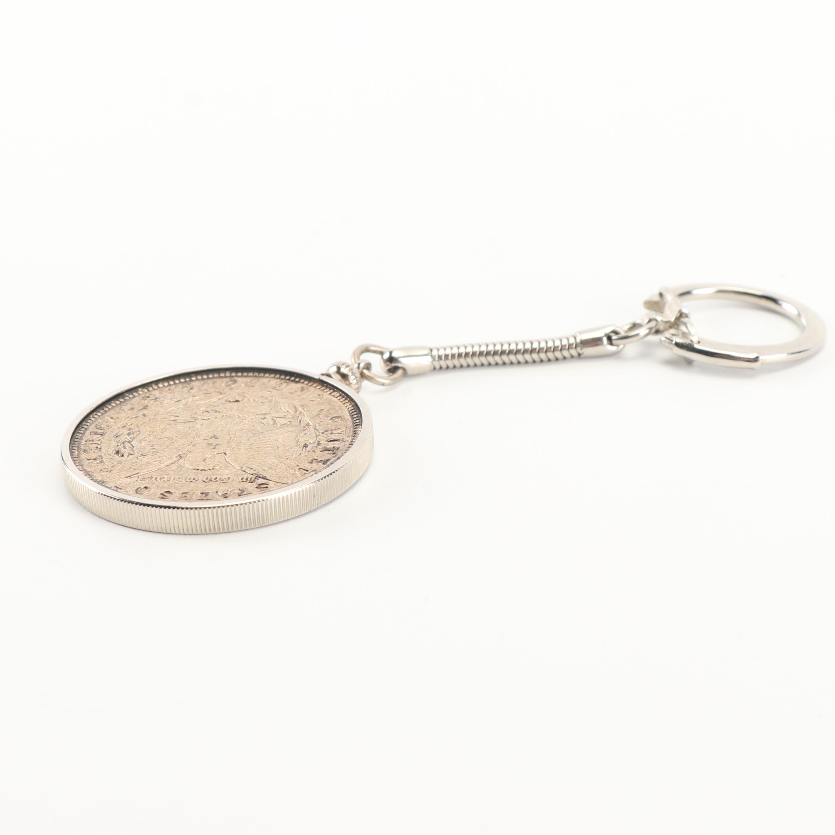 1921 Morgan Silver Dollar Key Chain