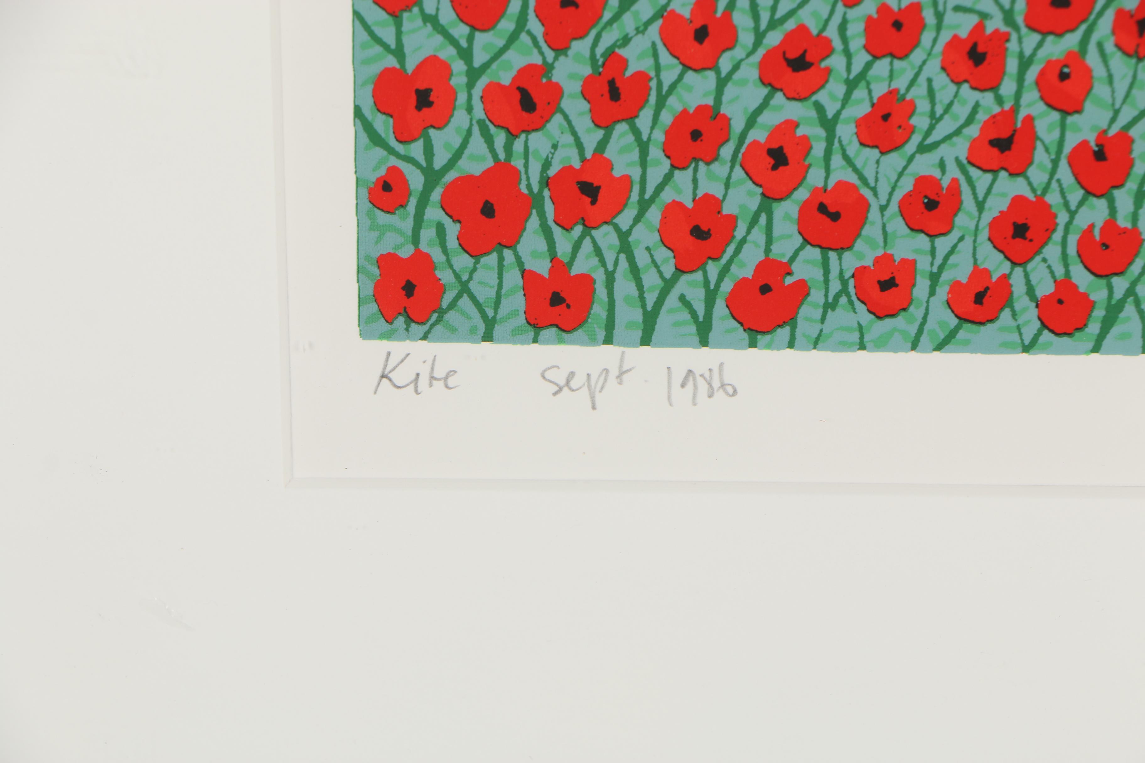 Zeki Findikoglu Serigraph "Kite"