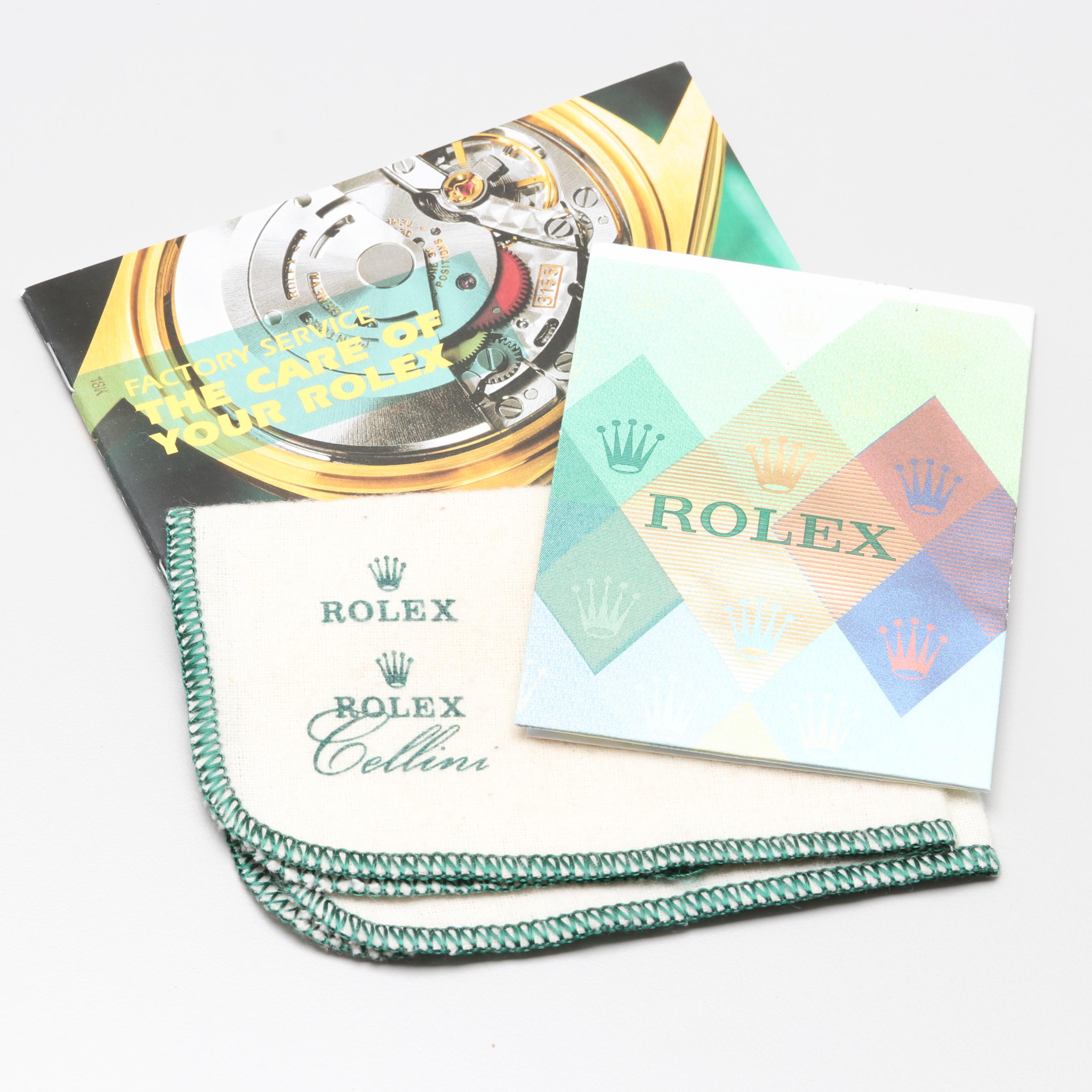 Rolex Oyster Perpetual Stainless Steel and 18K White Gold Watch, 2002