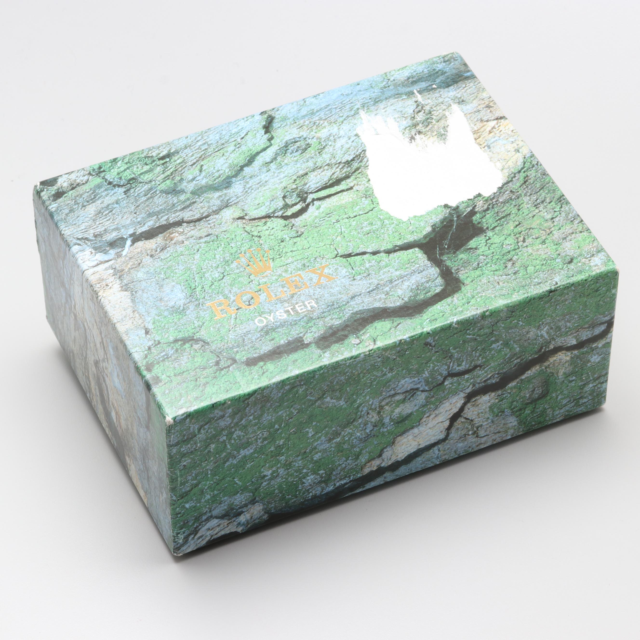 Rolex Oyster Perpetual Stainless Steel and 18K White Gold Watch, 2002