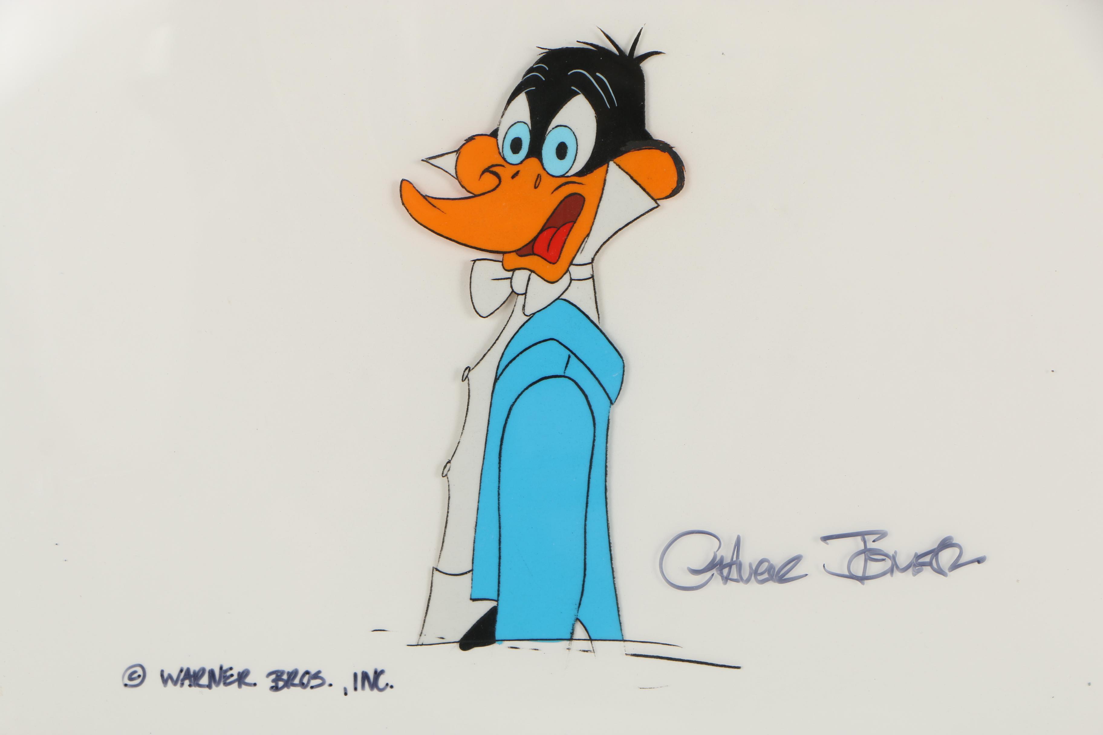 Three Hand-Colored Warner Brothers Animation Cels