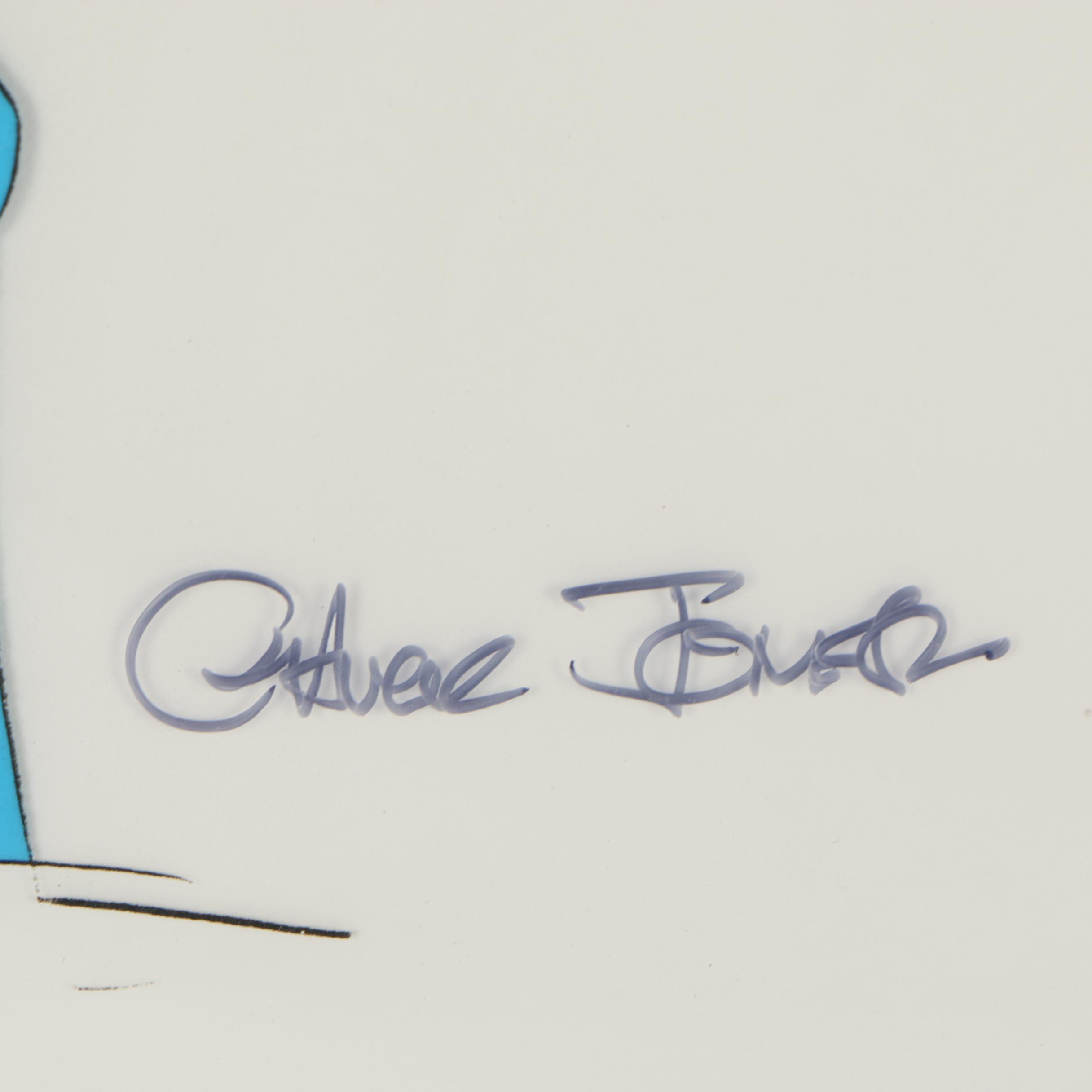 Three Hand-Colored Warner Brothers Animation Cels