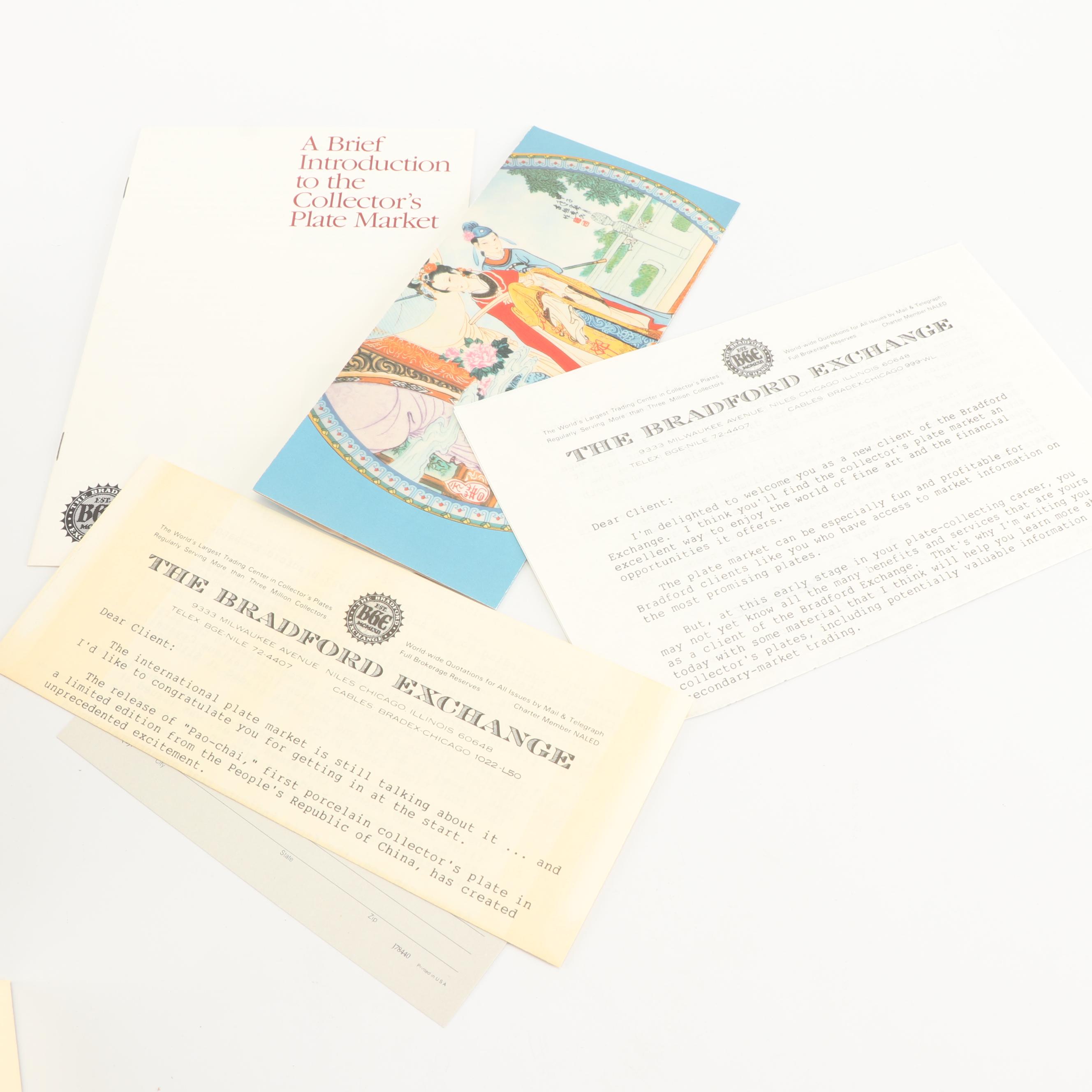 Bradford Exchange "Beauties of the Red Mansion" Collector Plates