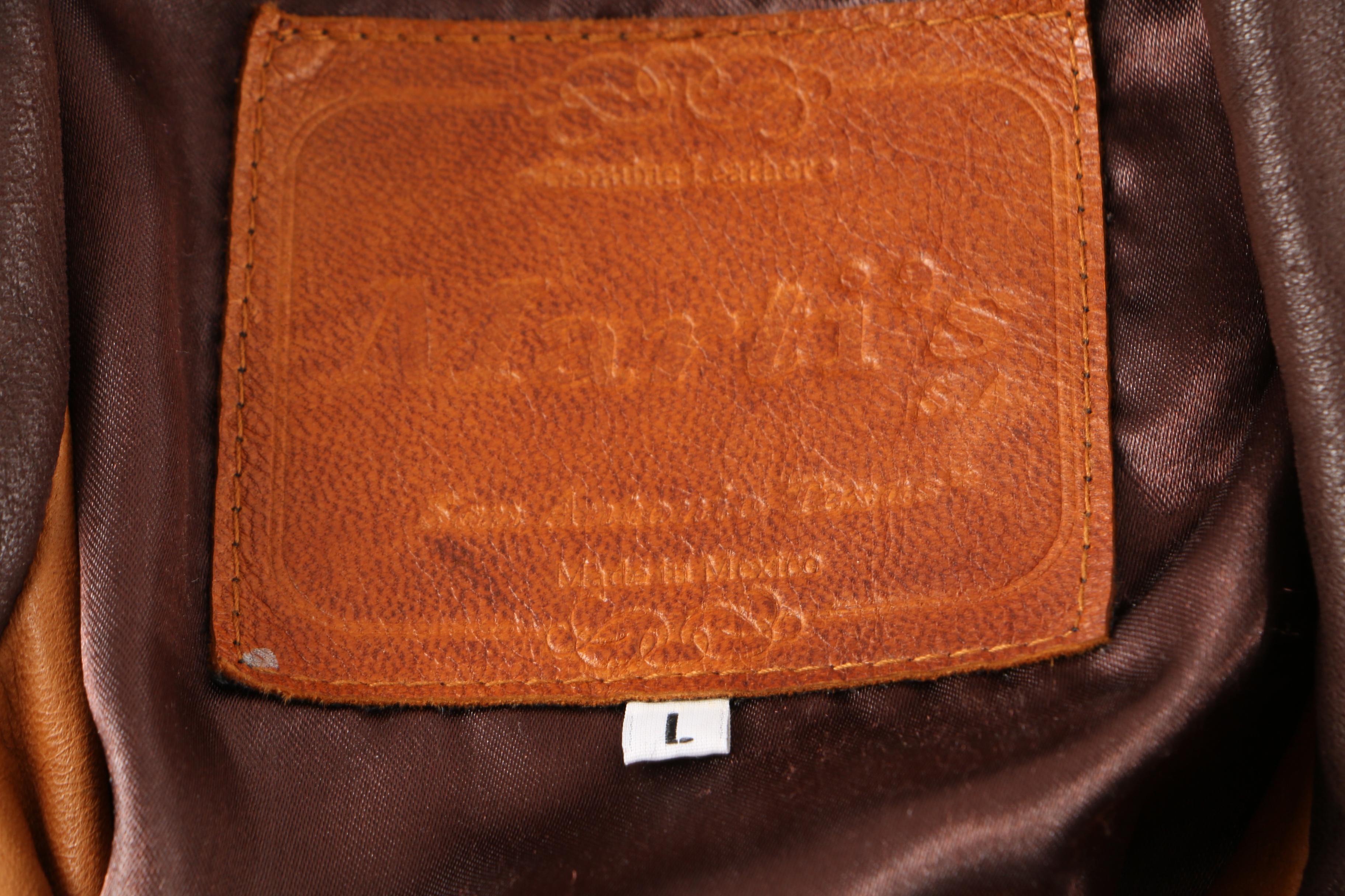 Men's Orvis Leather Vest and Marti's Leather Jacket