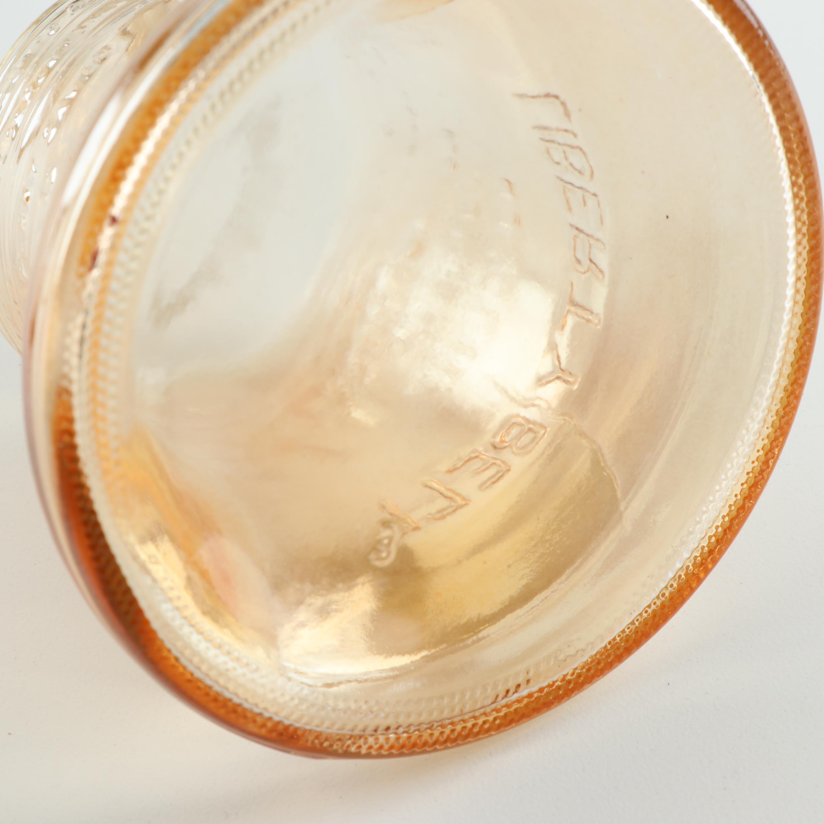 Cast Iron Mailbox Bank and Carnival Glass Liberty Bell Bank, Mid-Century