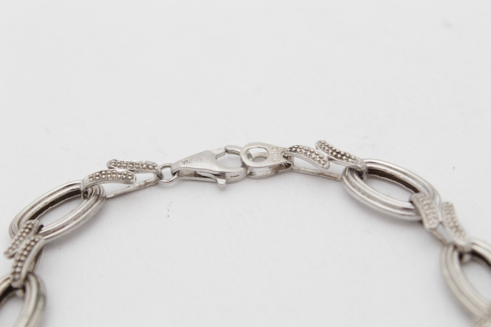 Piercing Pagoda Sterling Silver Bracelet